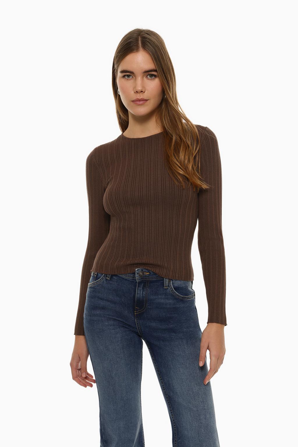 Basic round-neck sweater