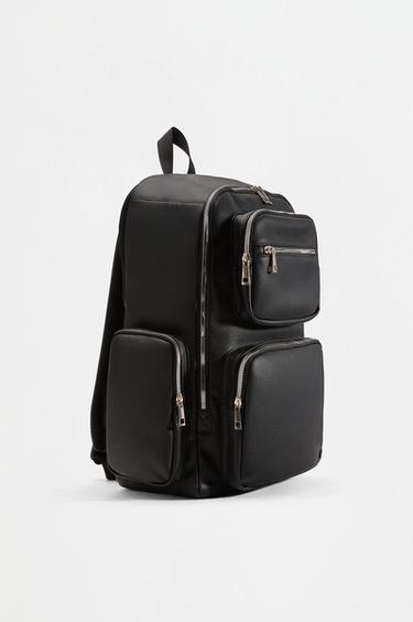 Multi-pocket backpack — BLACK 2