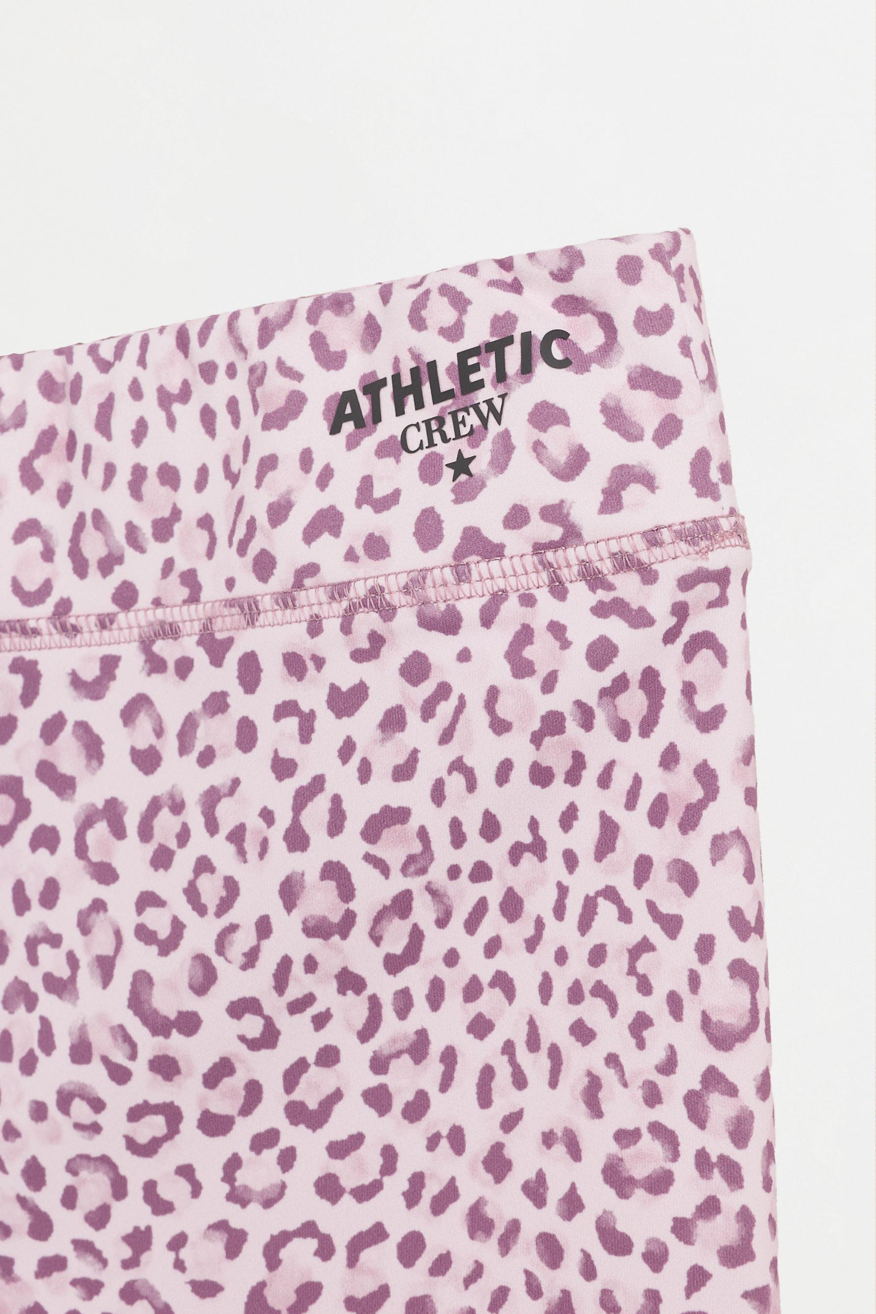Printed cycling leggings — PINK
