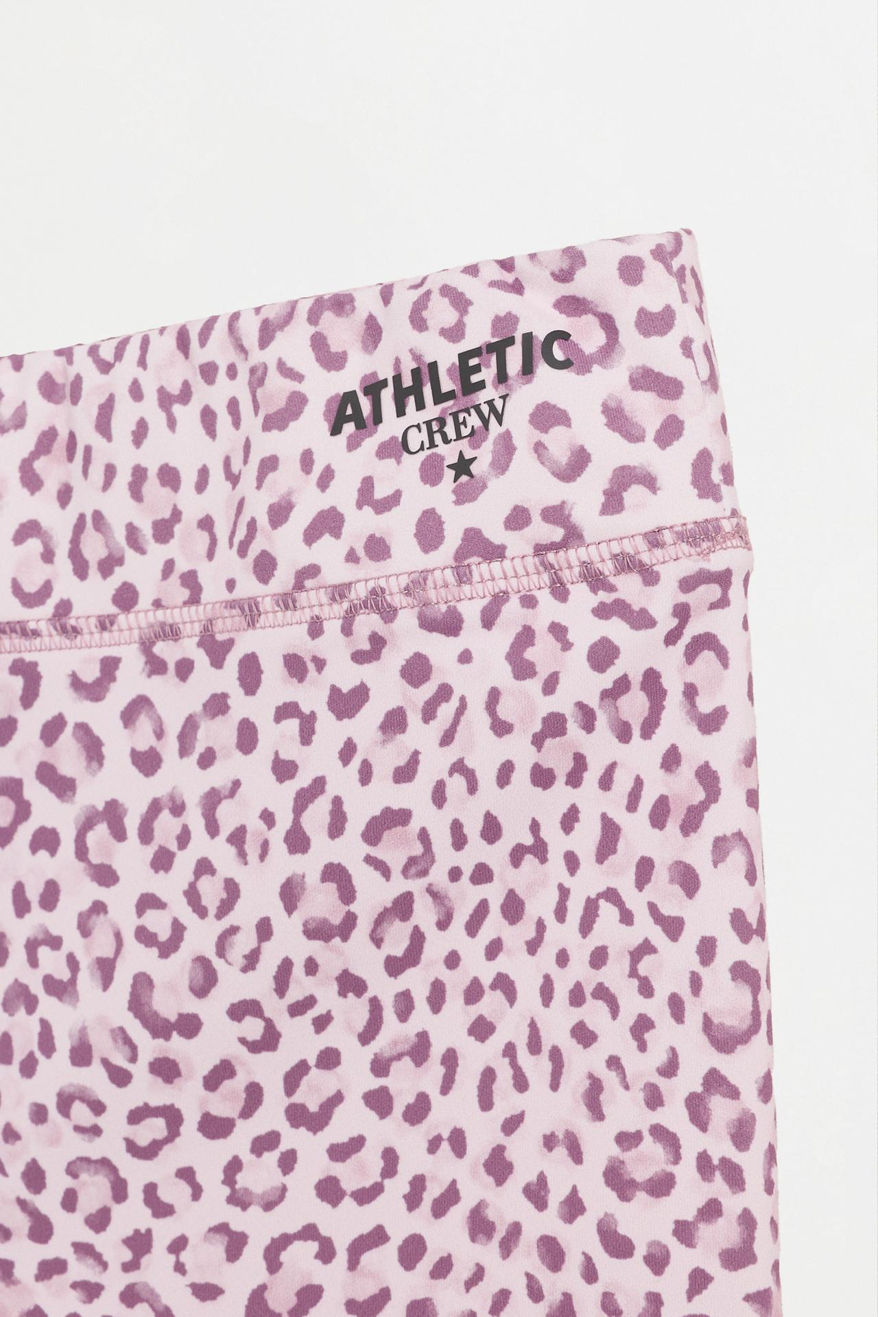 Printed cycling leggings — PINK