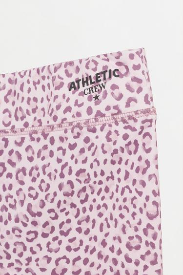 Printed cycling leggings — PINK 3