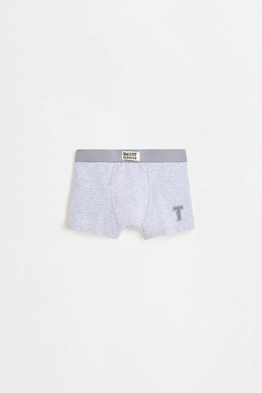 Letter print boxer briefs (7-pack) — GREYISH GREEN 2