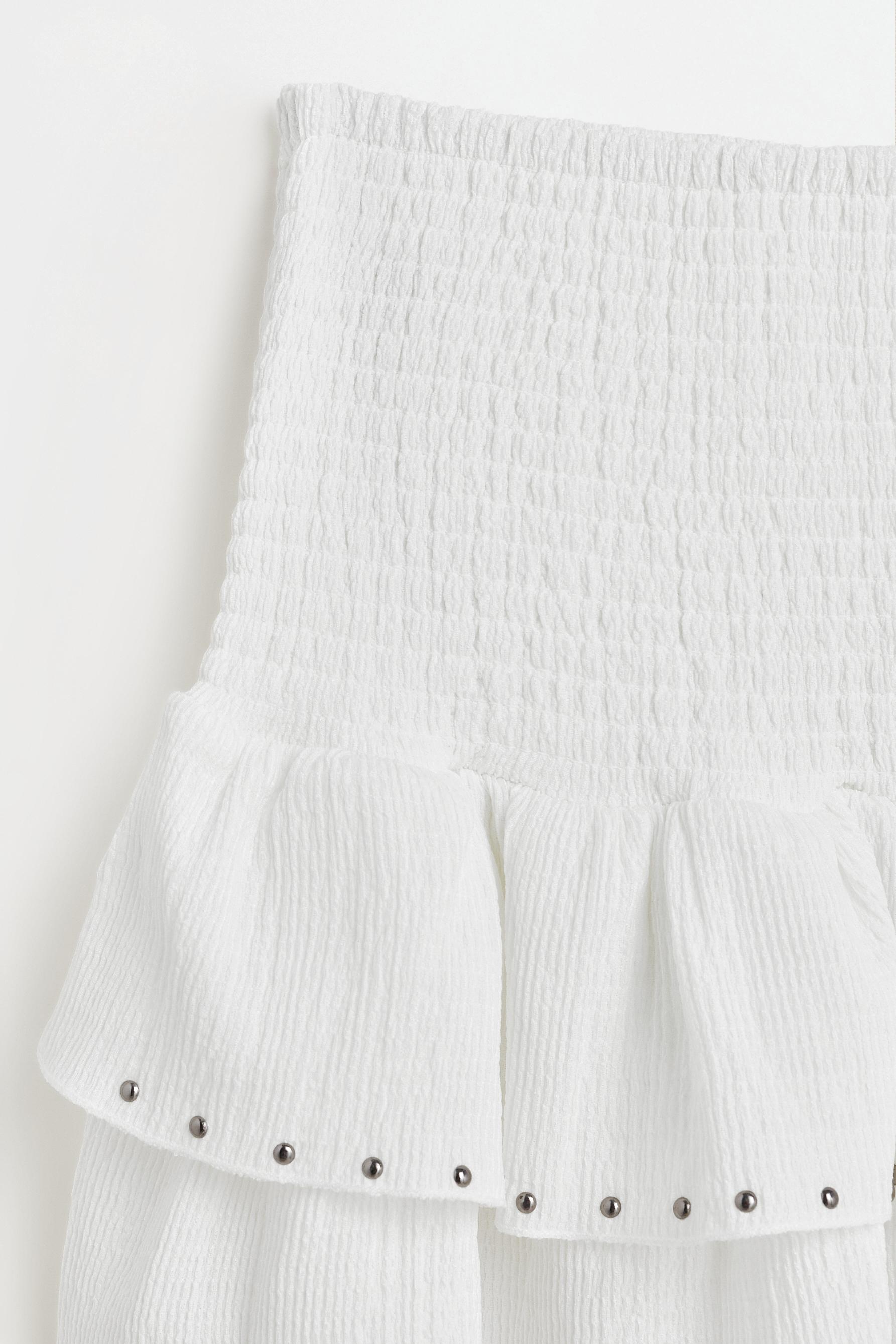 Studded skirt — OFF WHITE