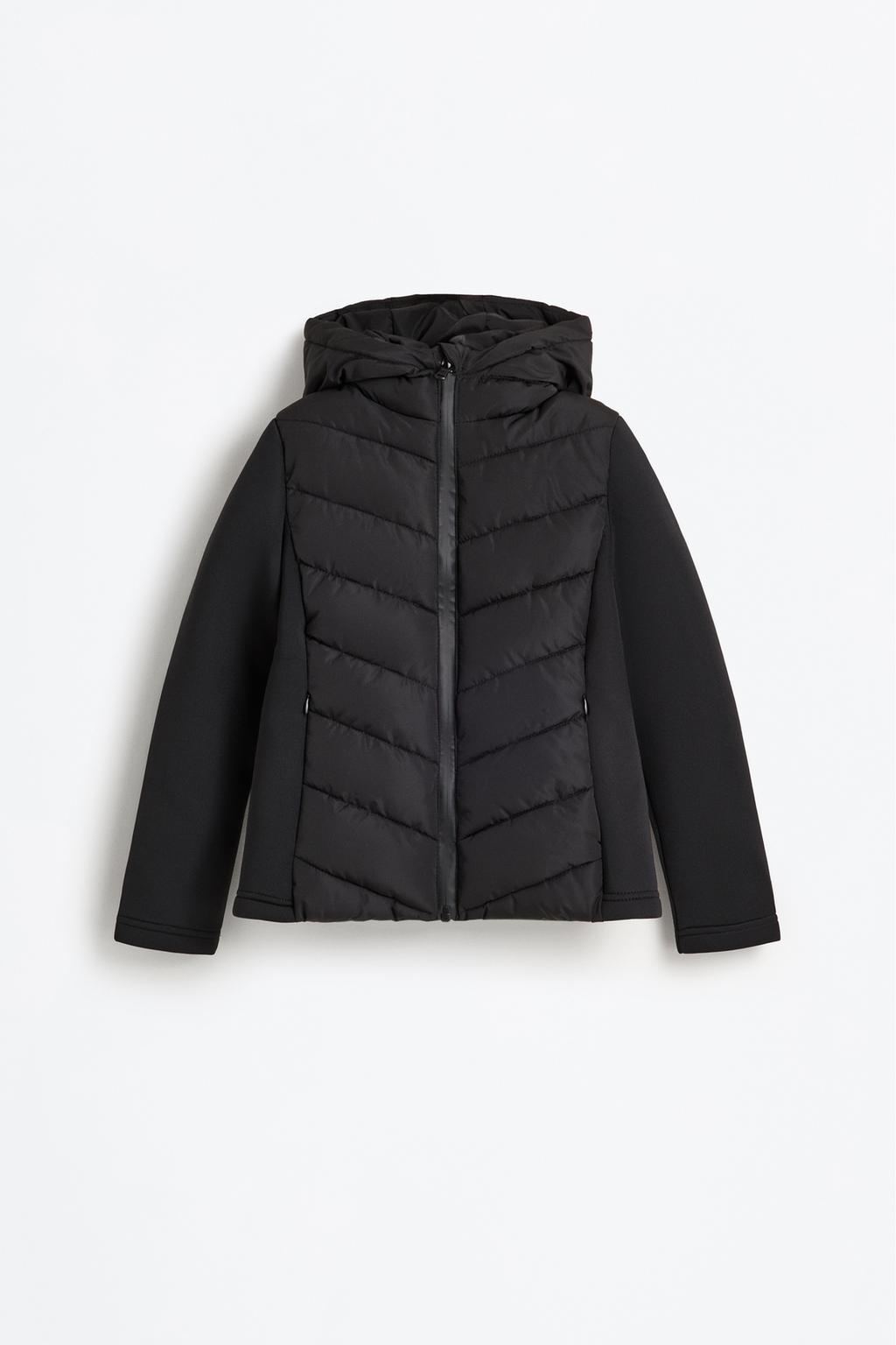 Combined padded jacket