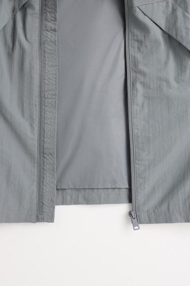 Hooded windbreaker — GRASS GREEN 4