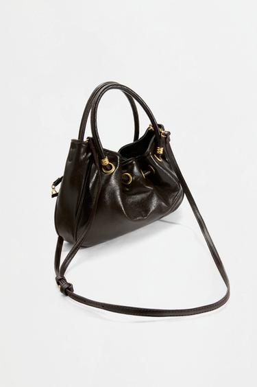 Mini bucket bag — BROWN 4