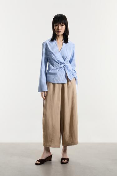 Knotted shirt — BLUE 2