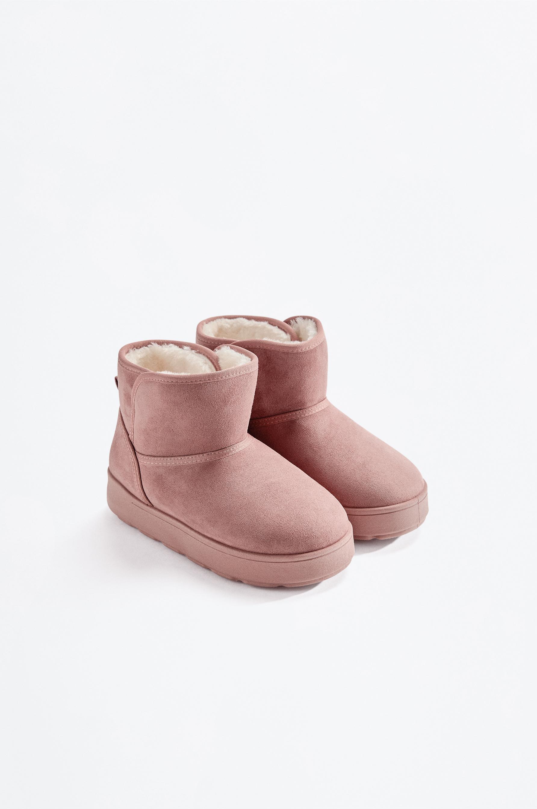 Lined ankle boot — RED