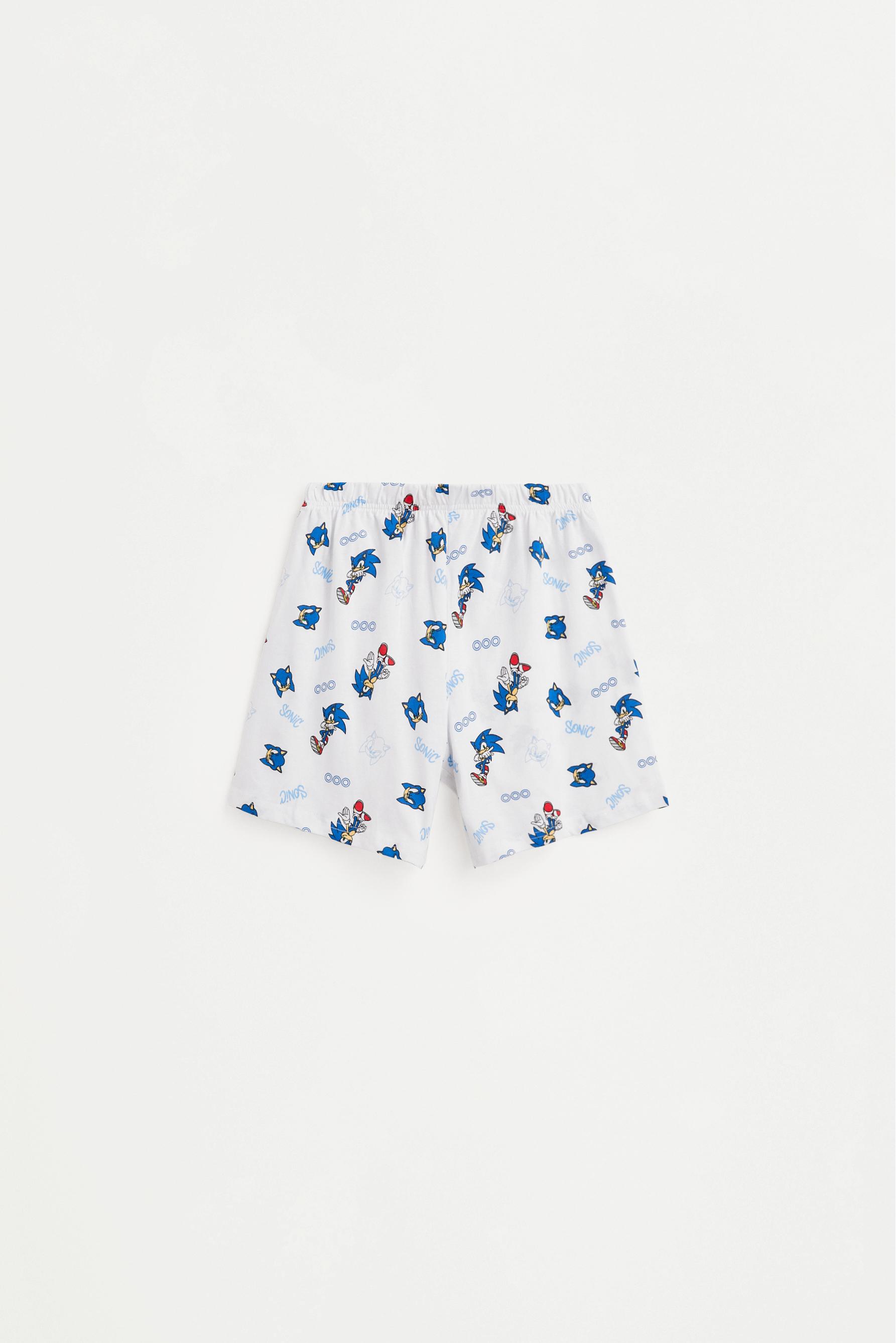 SONIC™ | SEGA short shirt-style pyjamas — WHITE