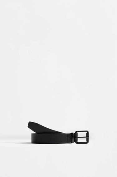 Leather effect belt — BLACK TONE 2