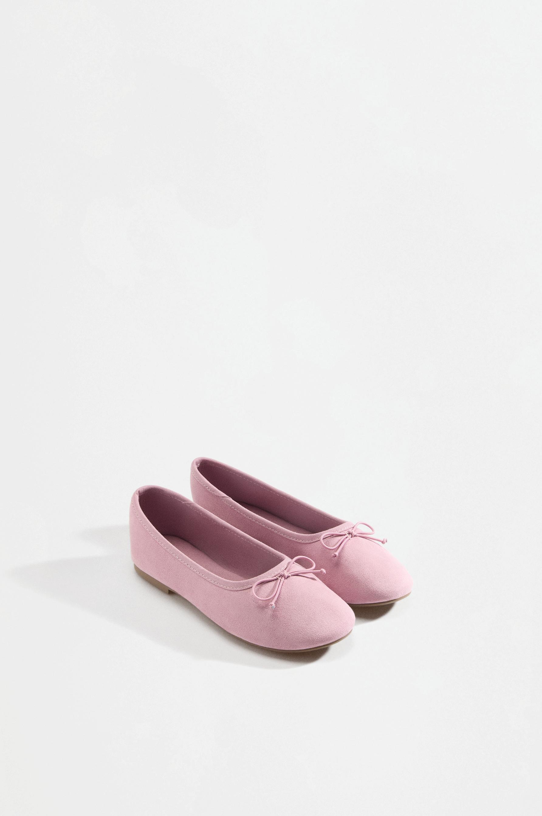 Bow ballet flats — PALE PINK