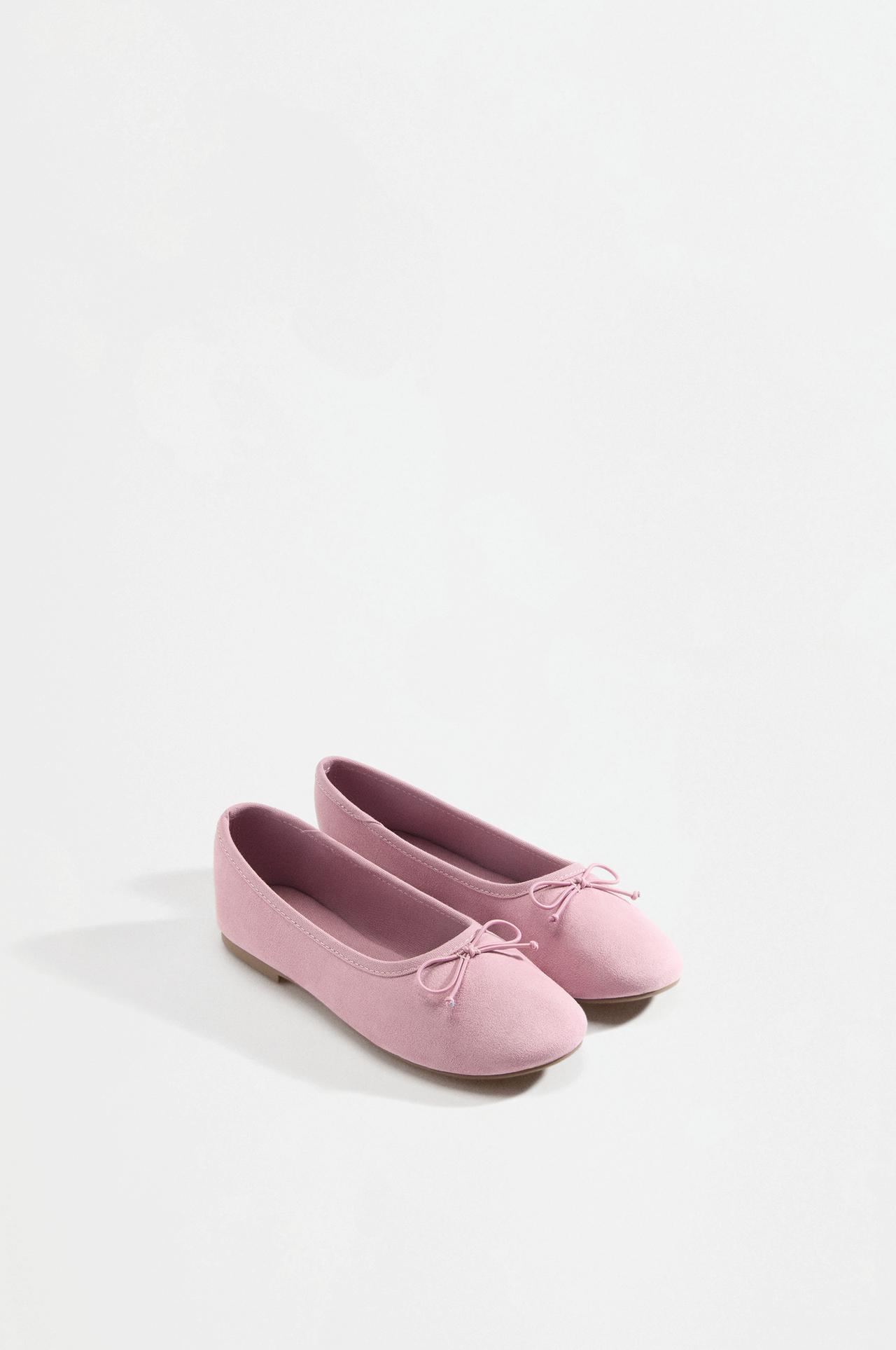 Bow ballet flats — PALE PINK