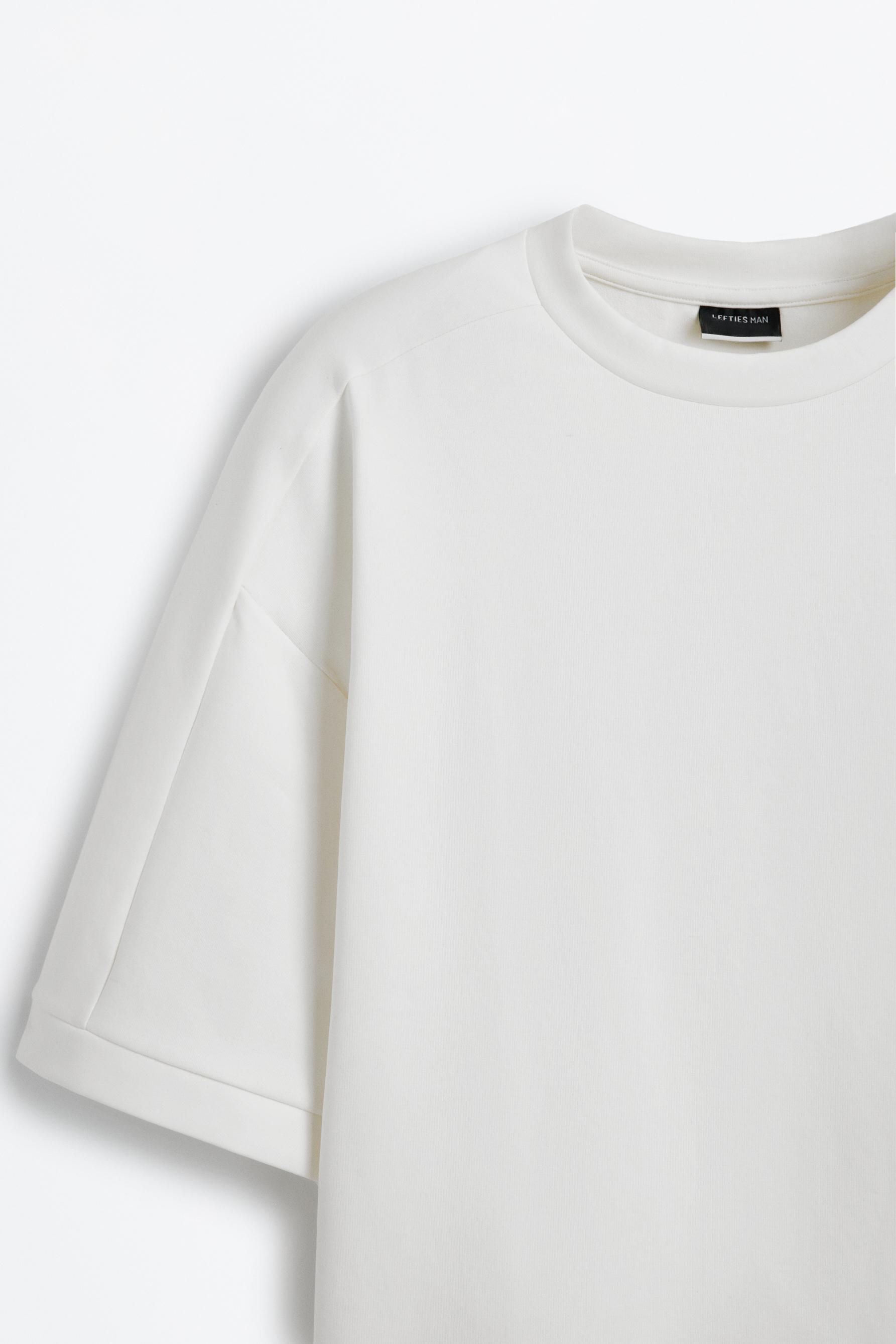 Heavy interlock T-shirt — OFF WHITE