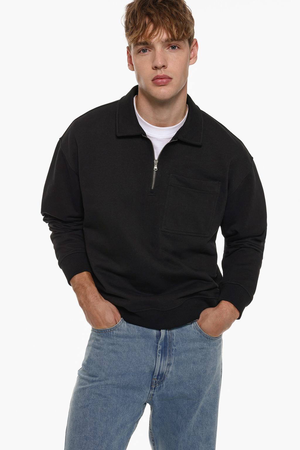 Zip sweatshirt