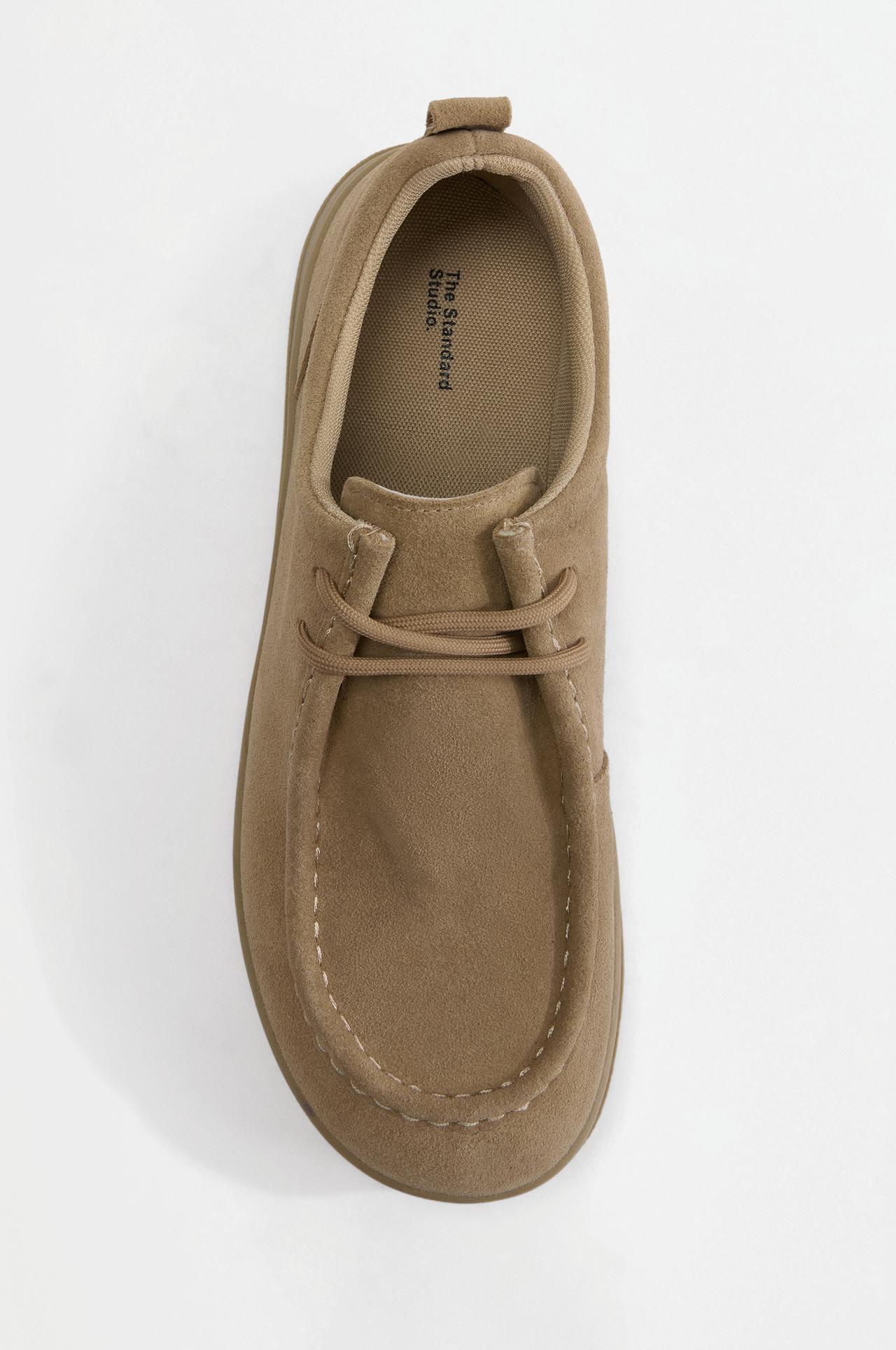 Comfort leather shoe — BEIGE