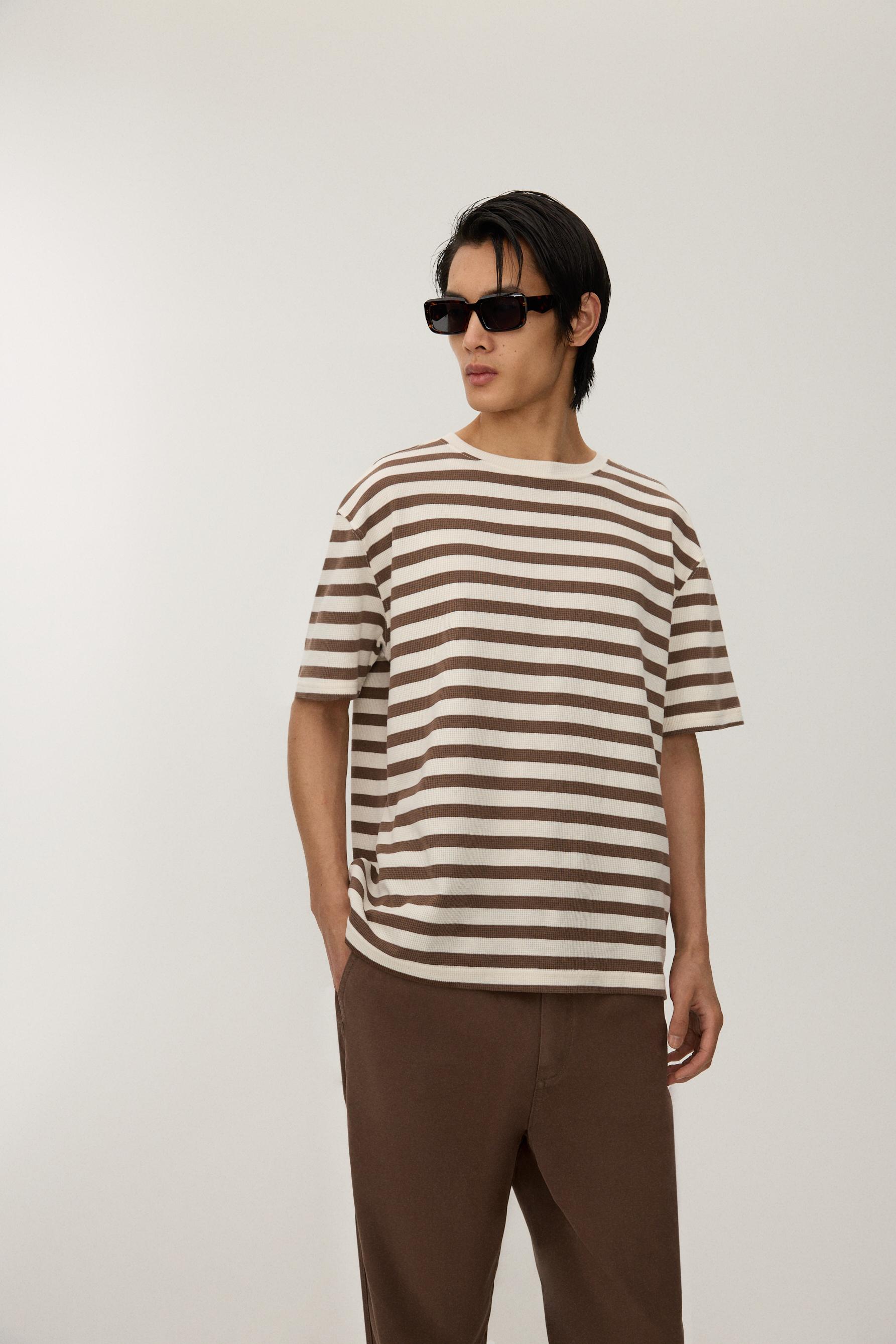 Camiseta rayas textura