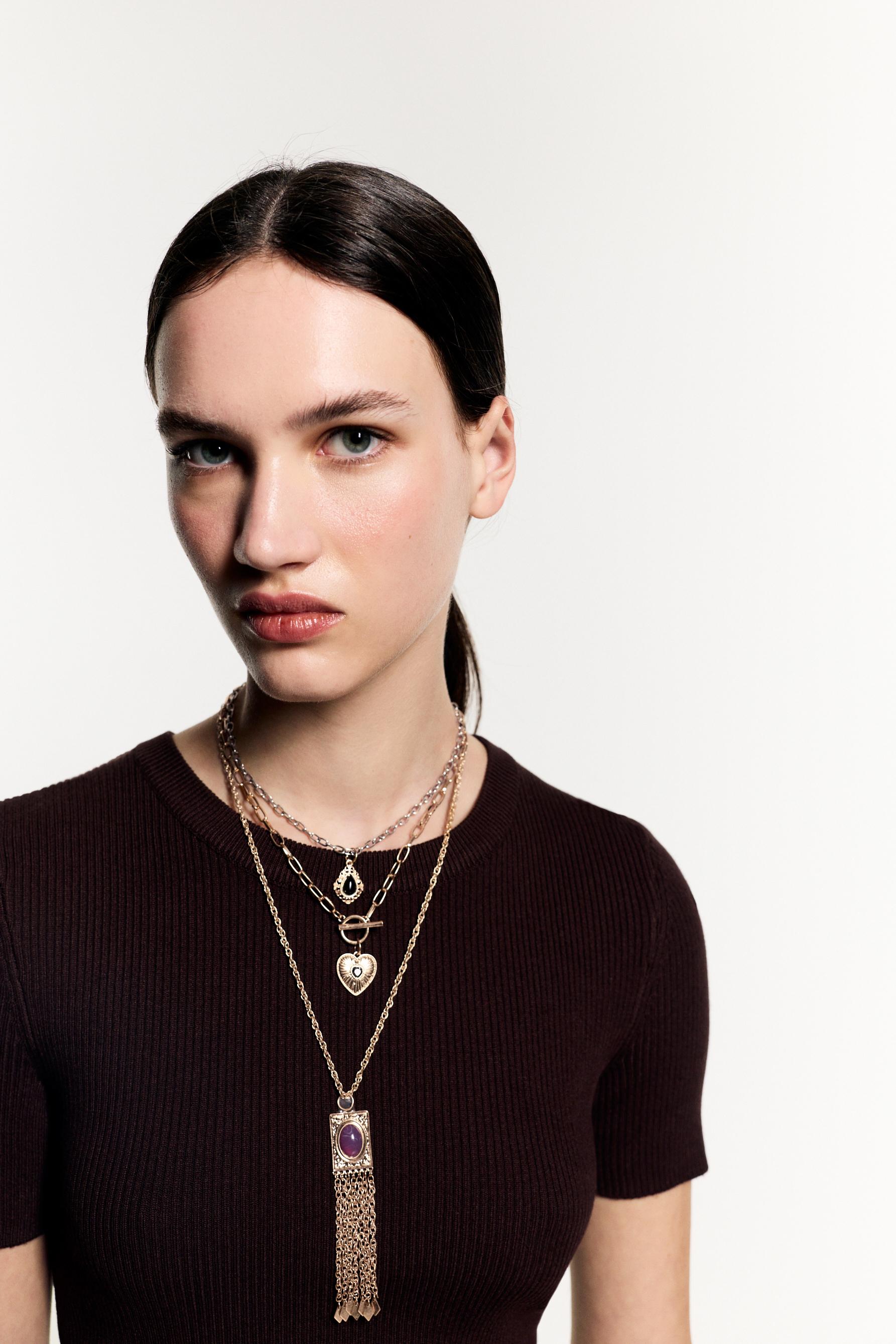 Collares combinados dorados (Pack 3)