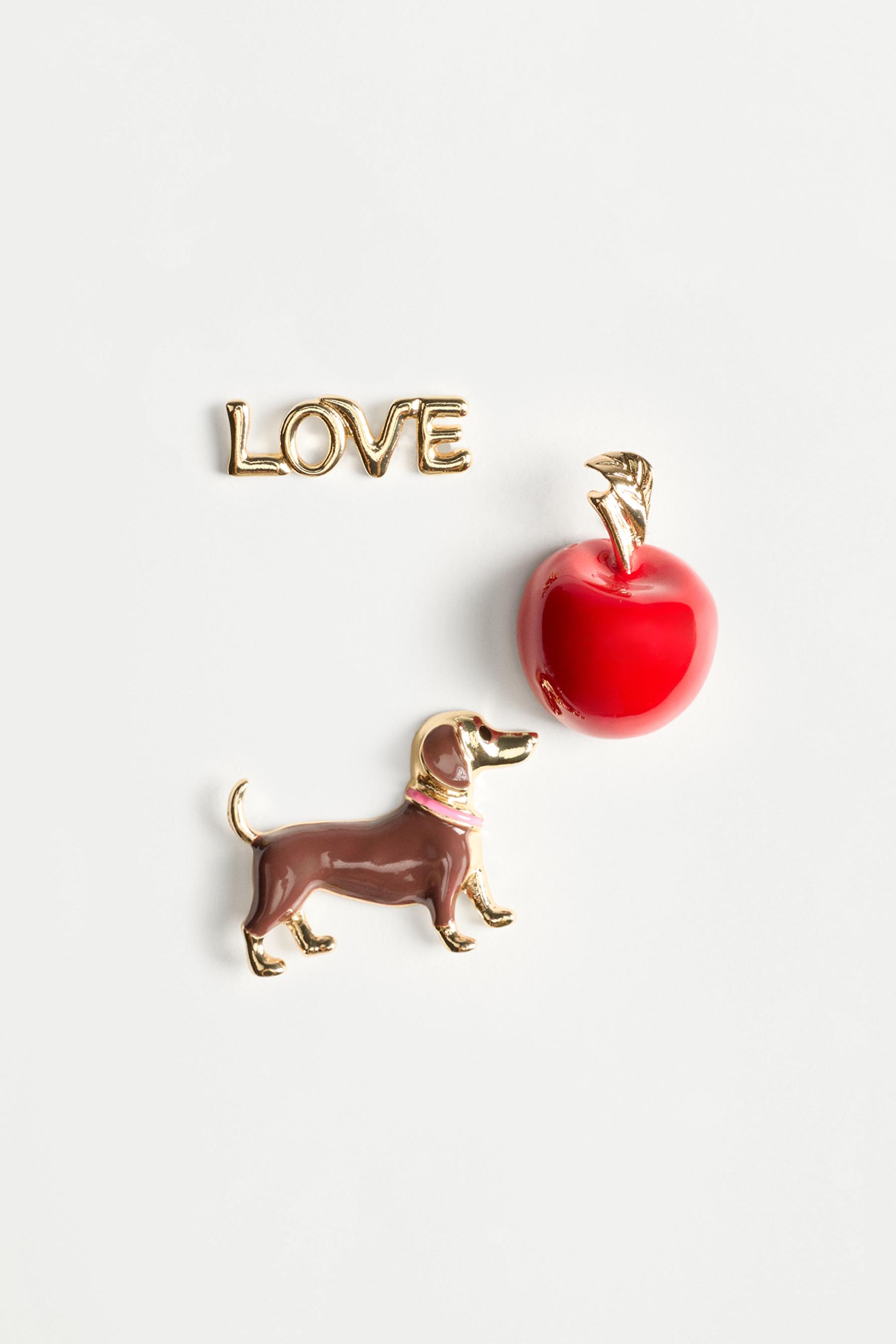 Assorted Pins (3-Pack) — RED
