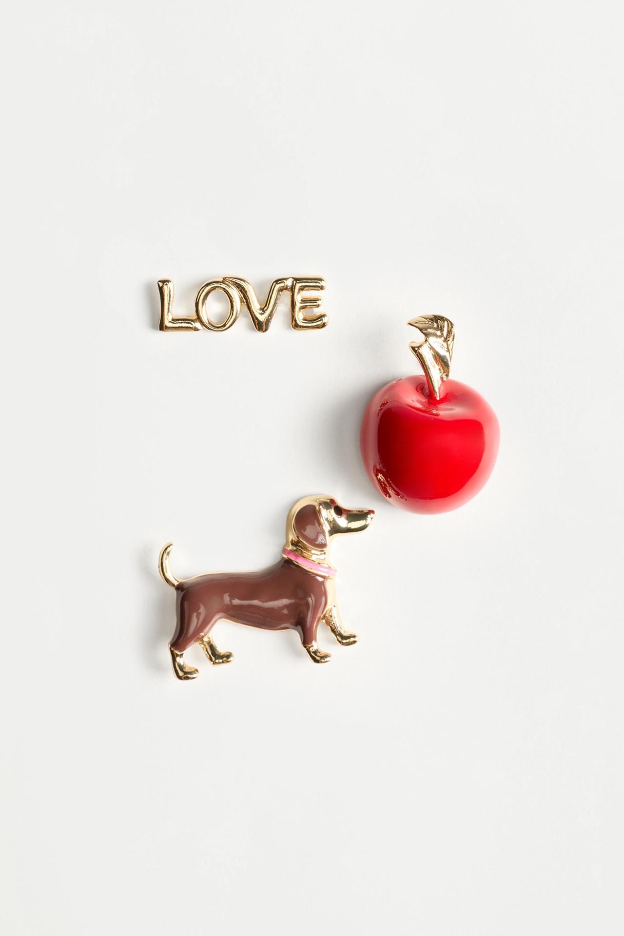 Assorted Pins (3-Pack) — RED