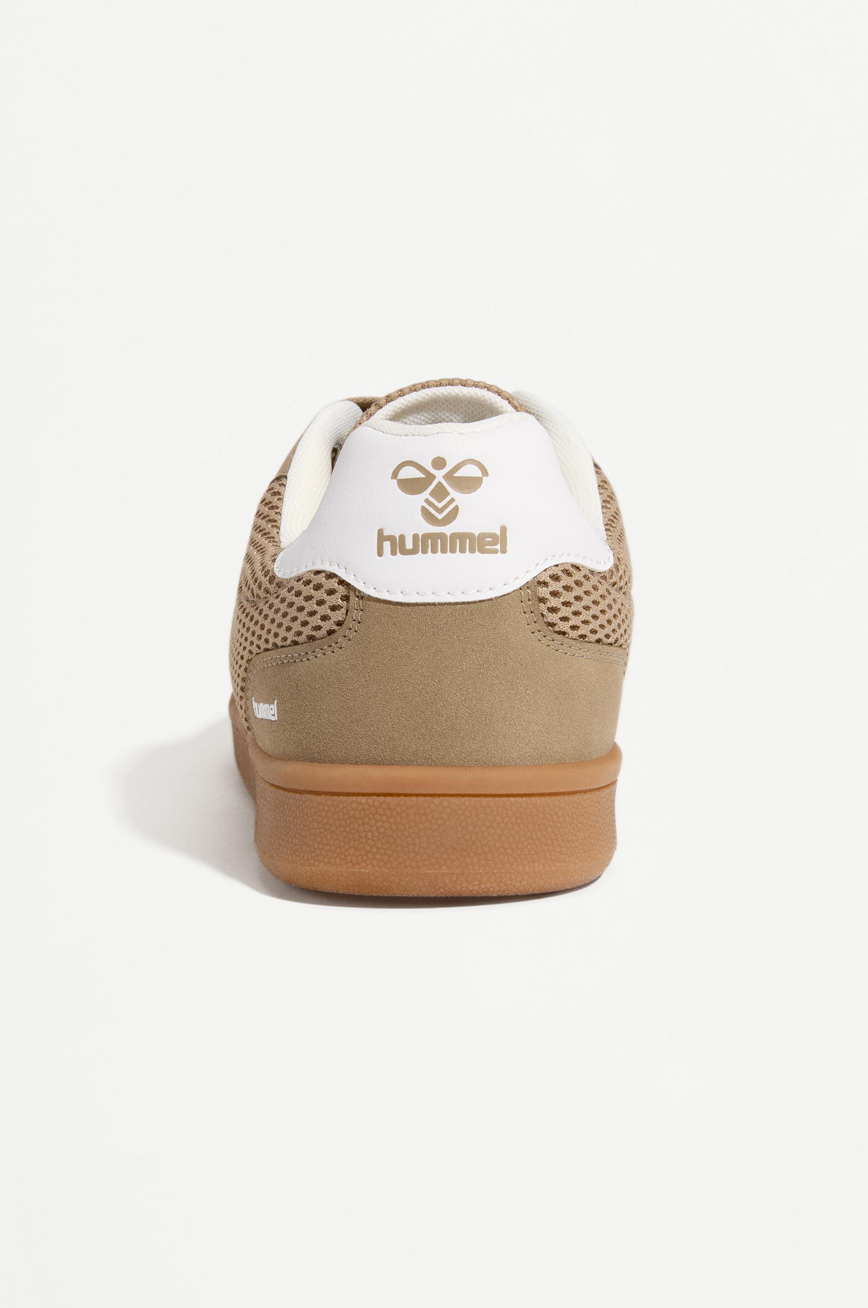 Hummel mesh sports sneakers — BEIGE