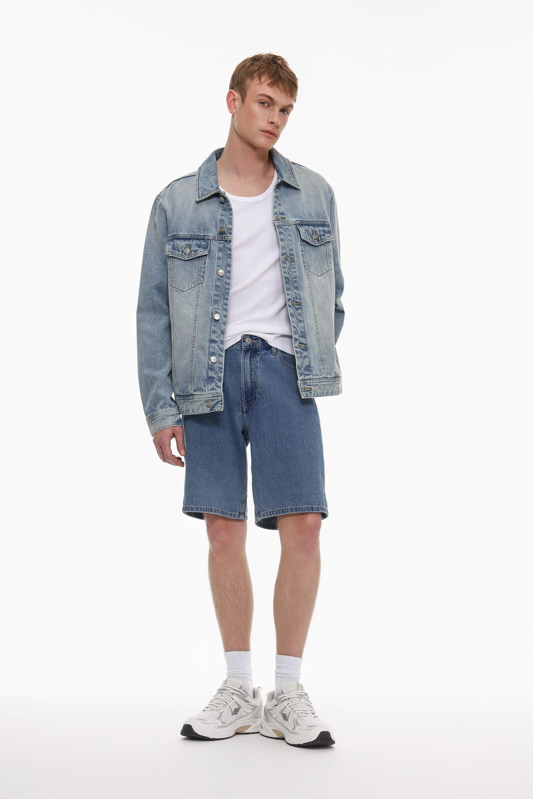 Bermuda denim straight