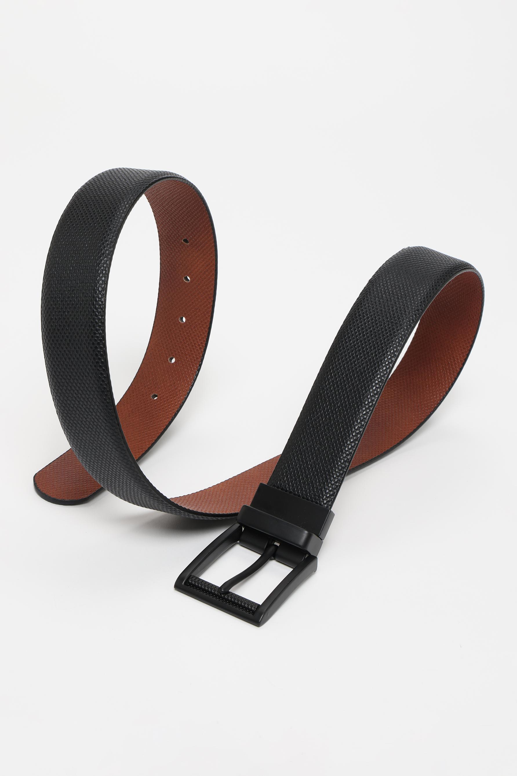 Reversible belt — BLACK