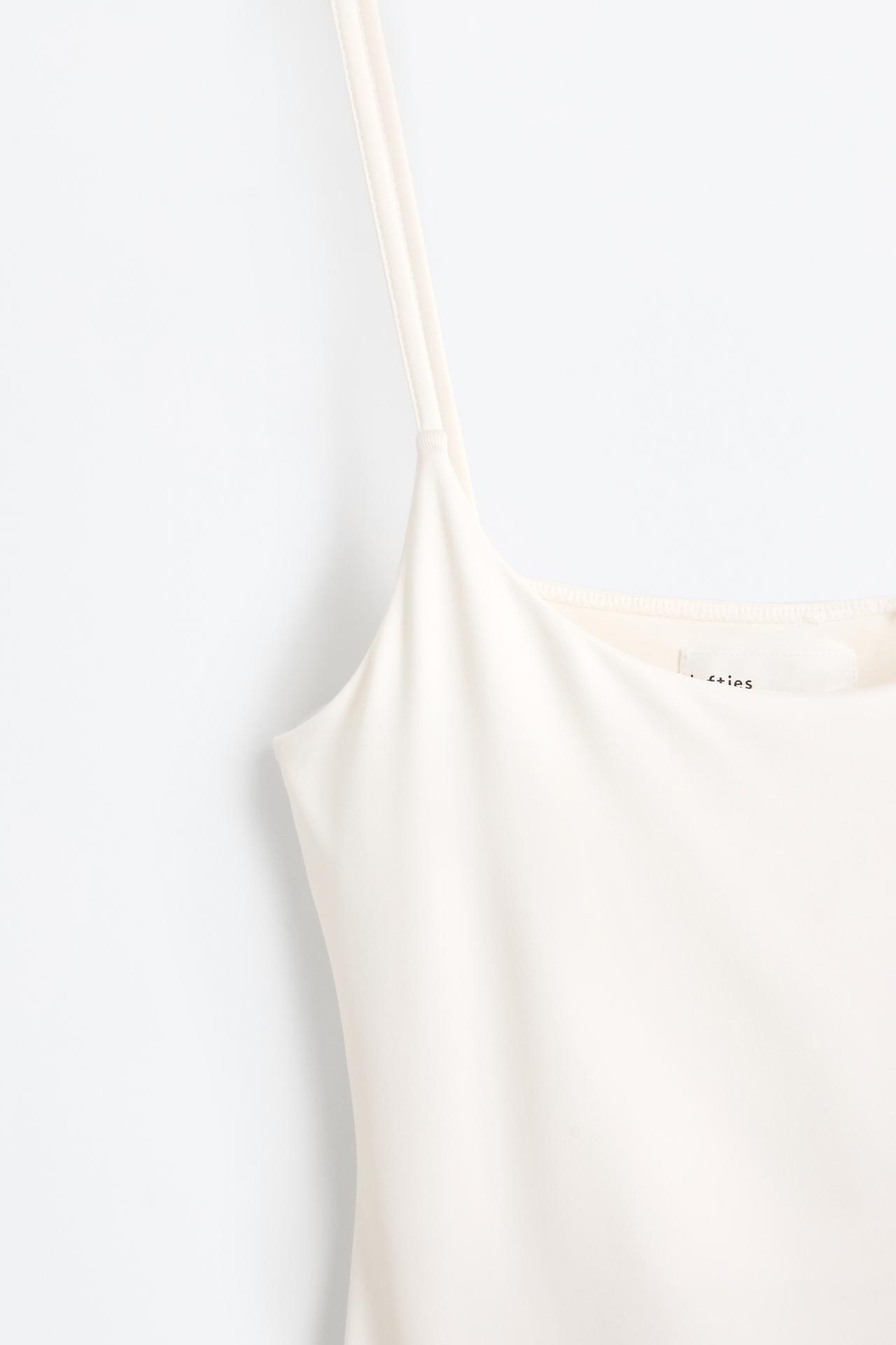 Polyamide Strappy Top — WHITE