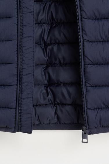 Lightweight hooded quilted jacket — NAVY 5
