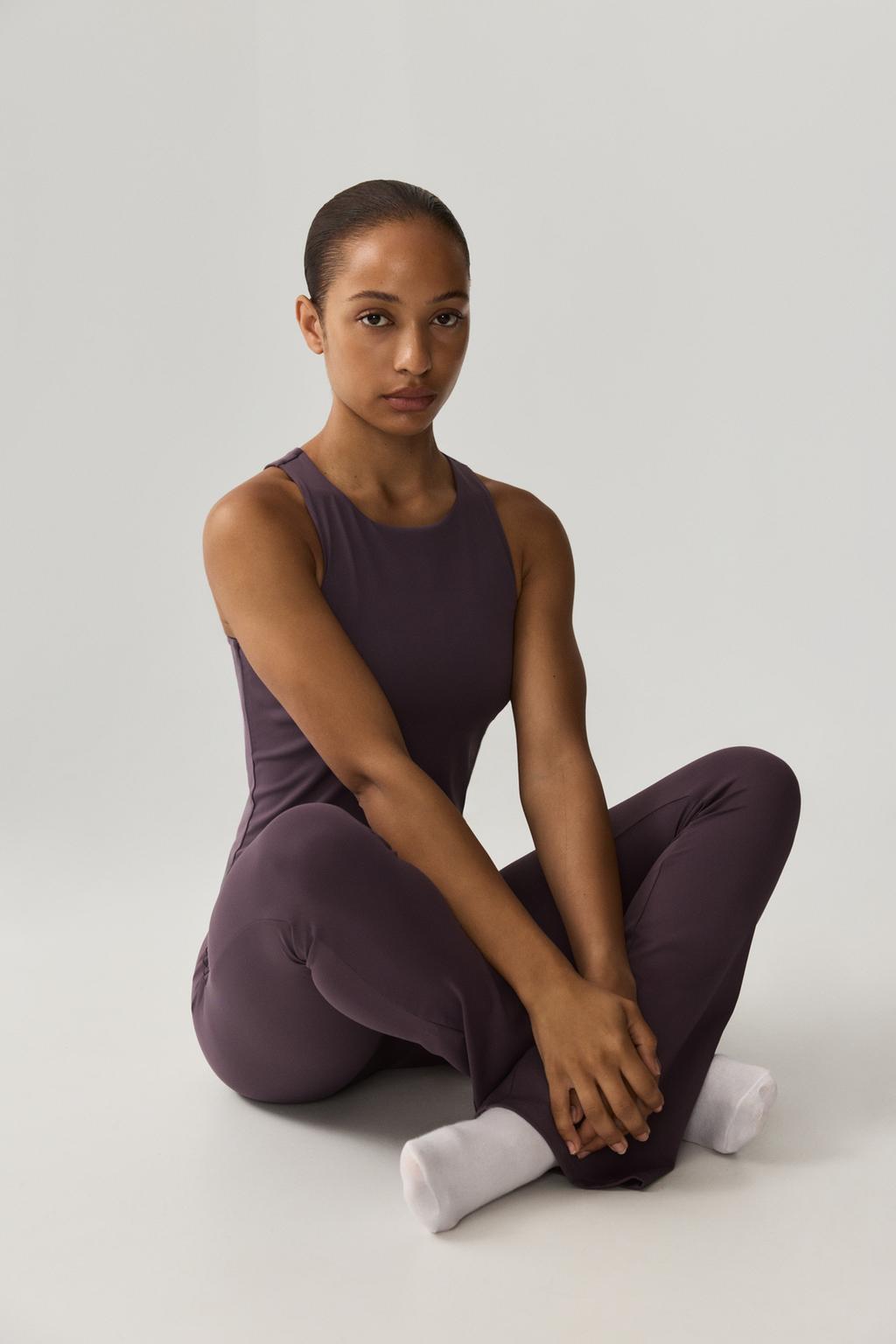 Flared sports leggings
