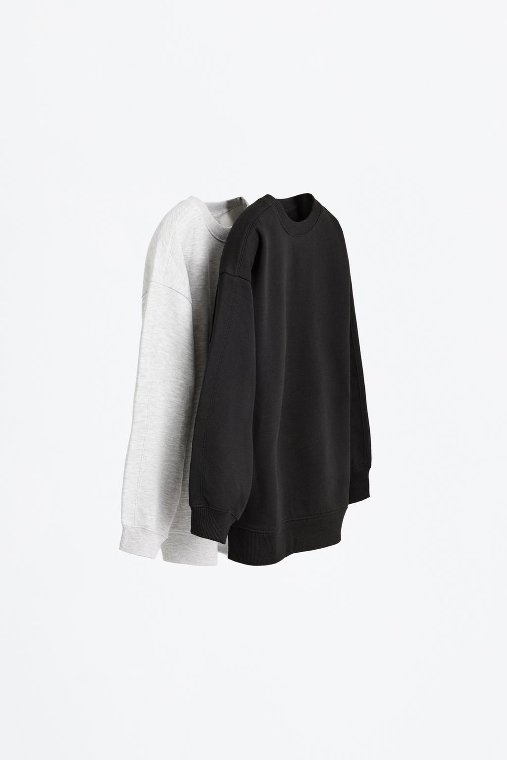Conjunto de 2 sweatshirts lisas