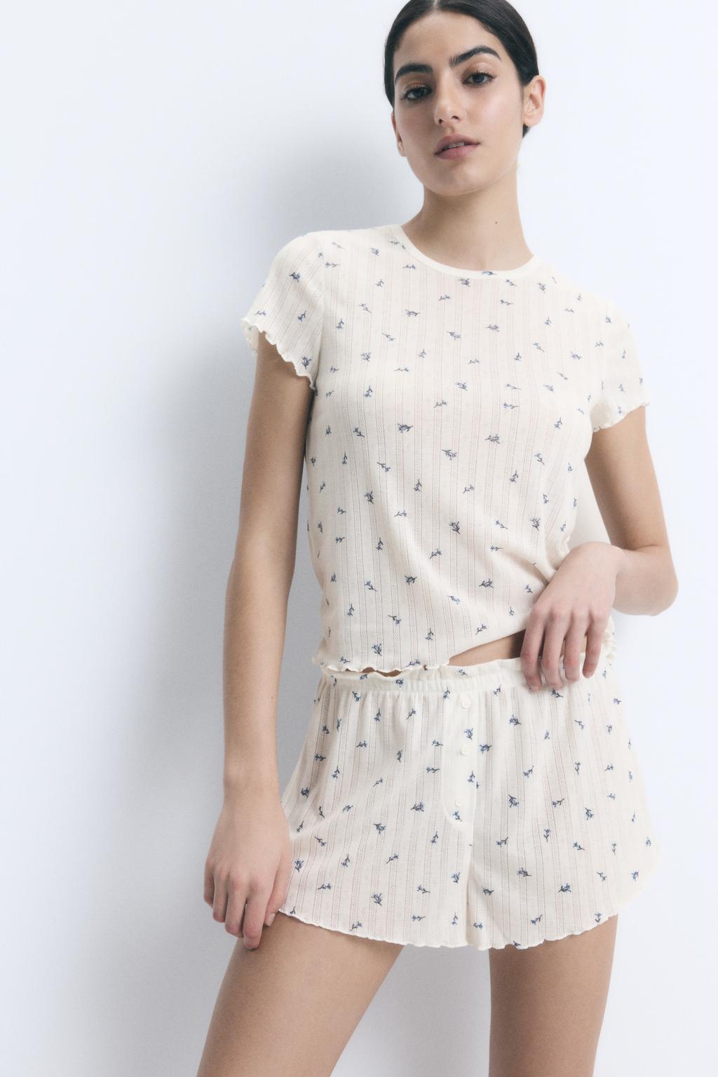 Pointelle short pyjamas