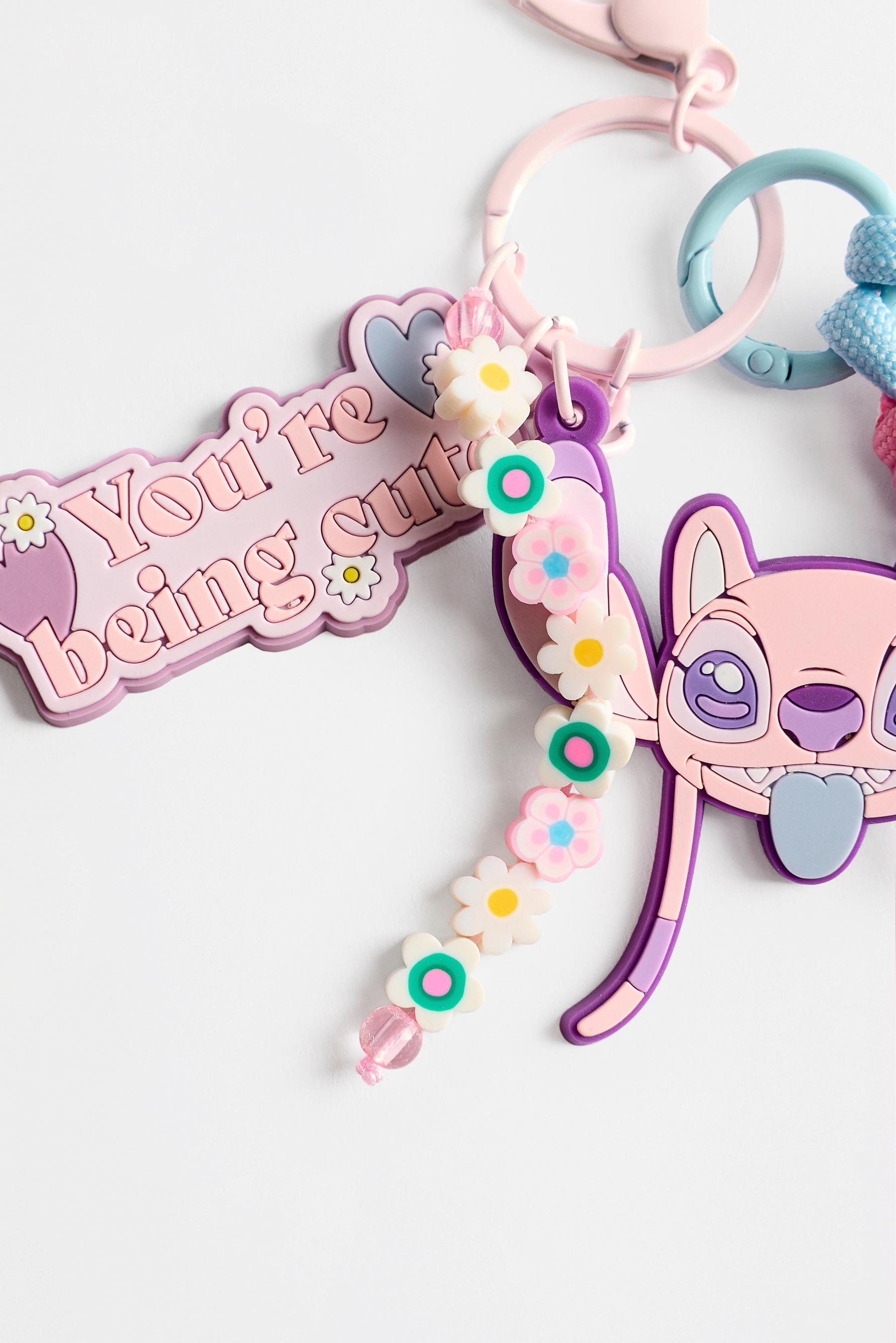 Angel © Disney key ring — PASTEL PINK