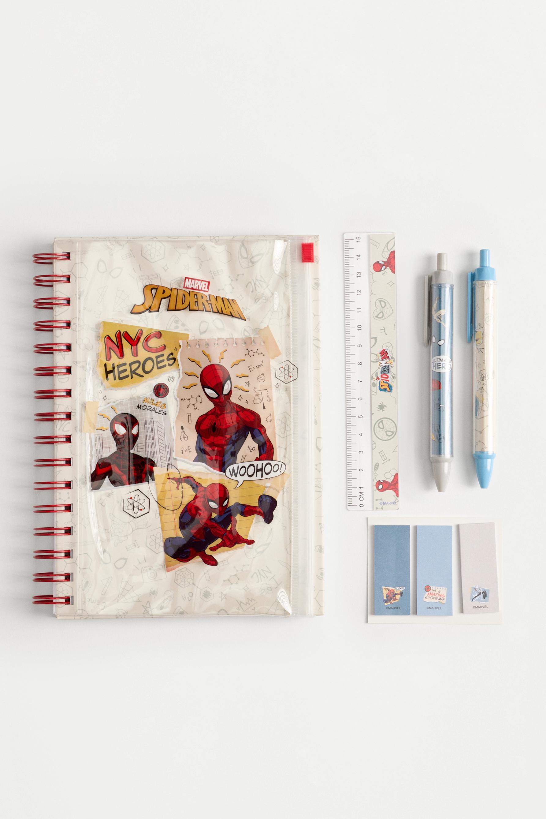 Spider-Man ©Marvel School Stationery Set — RED