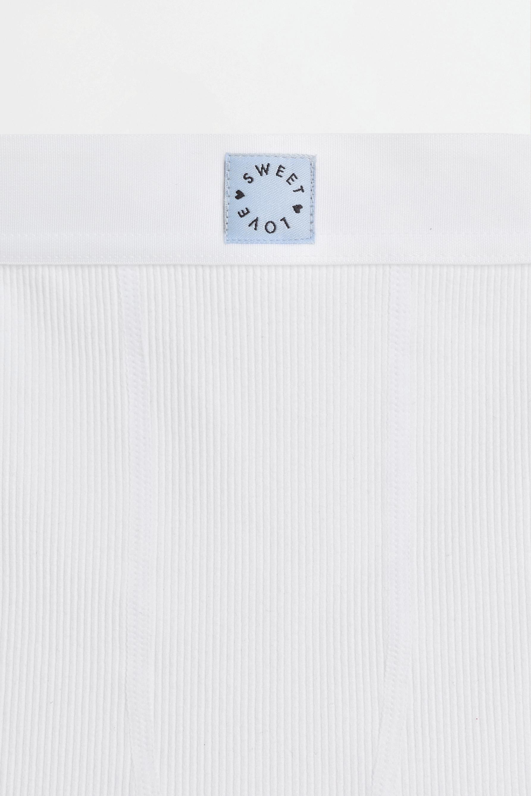 Seamless boxer shorts — WHITE