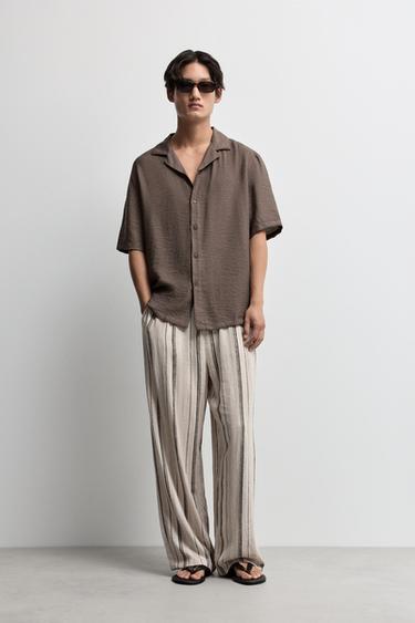 Flowing shirt — BROWN 2