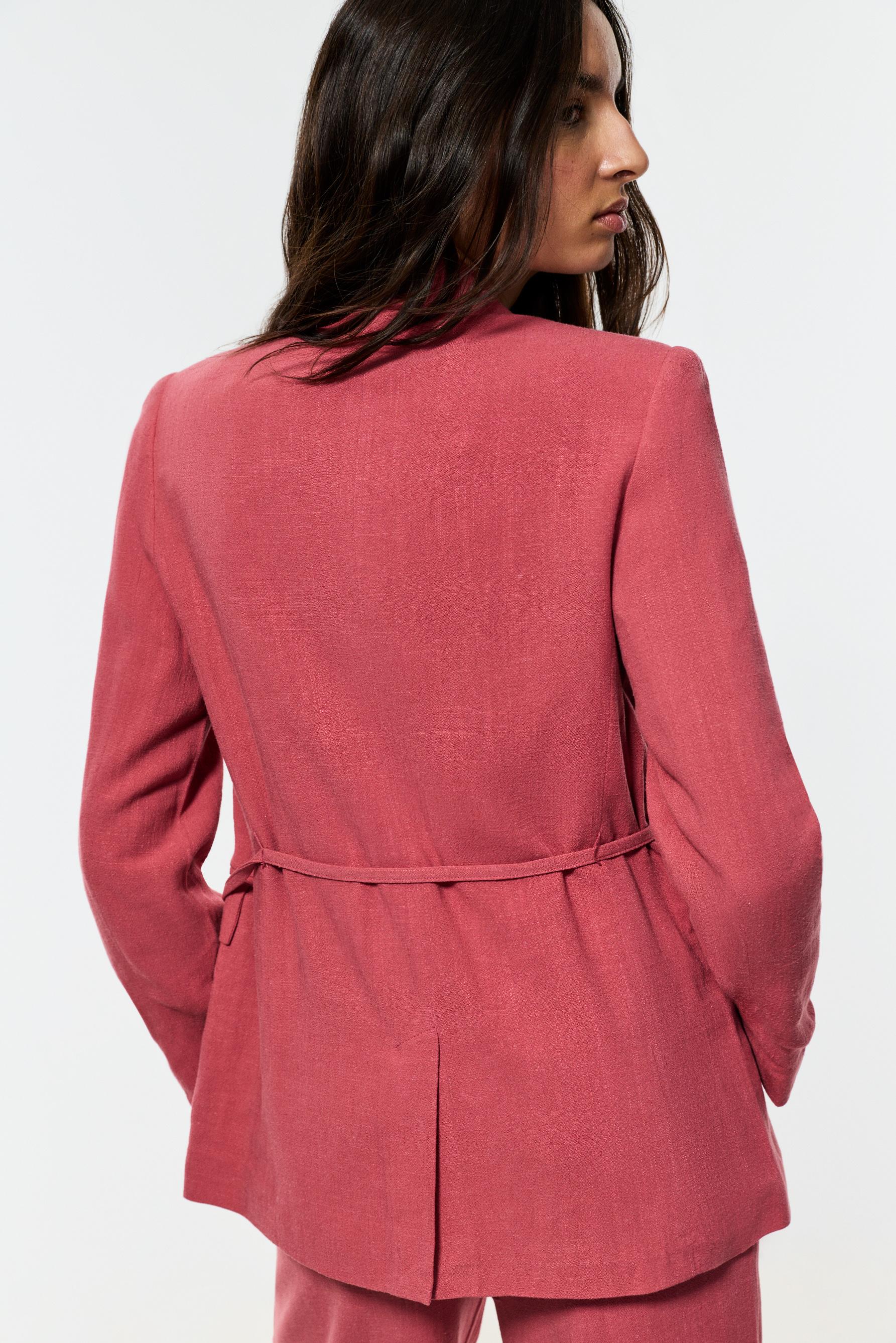 Rustic blazer — MAROON