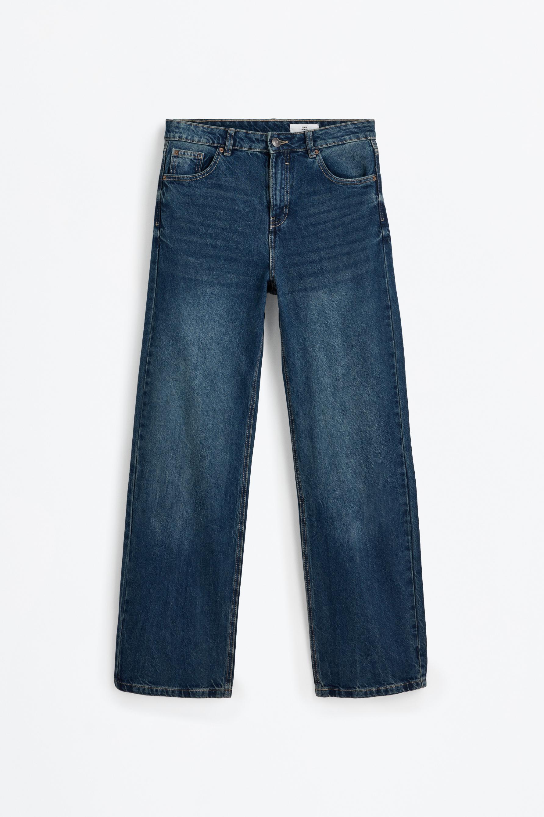 Slim fit wide jeans - | LEFTIES Romania