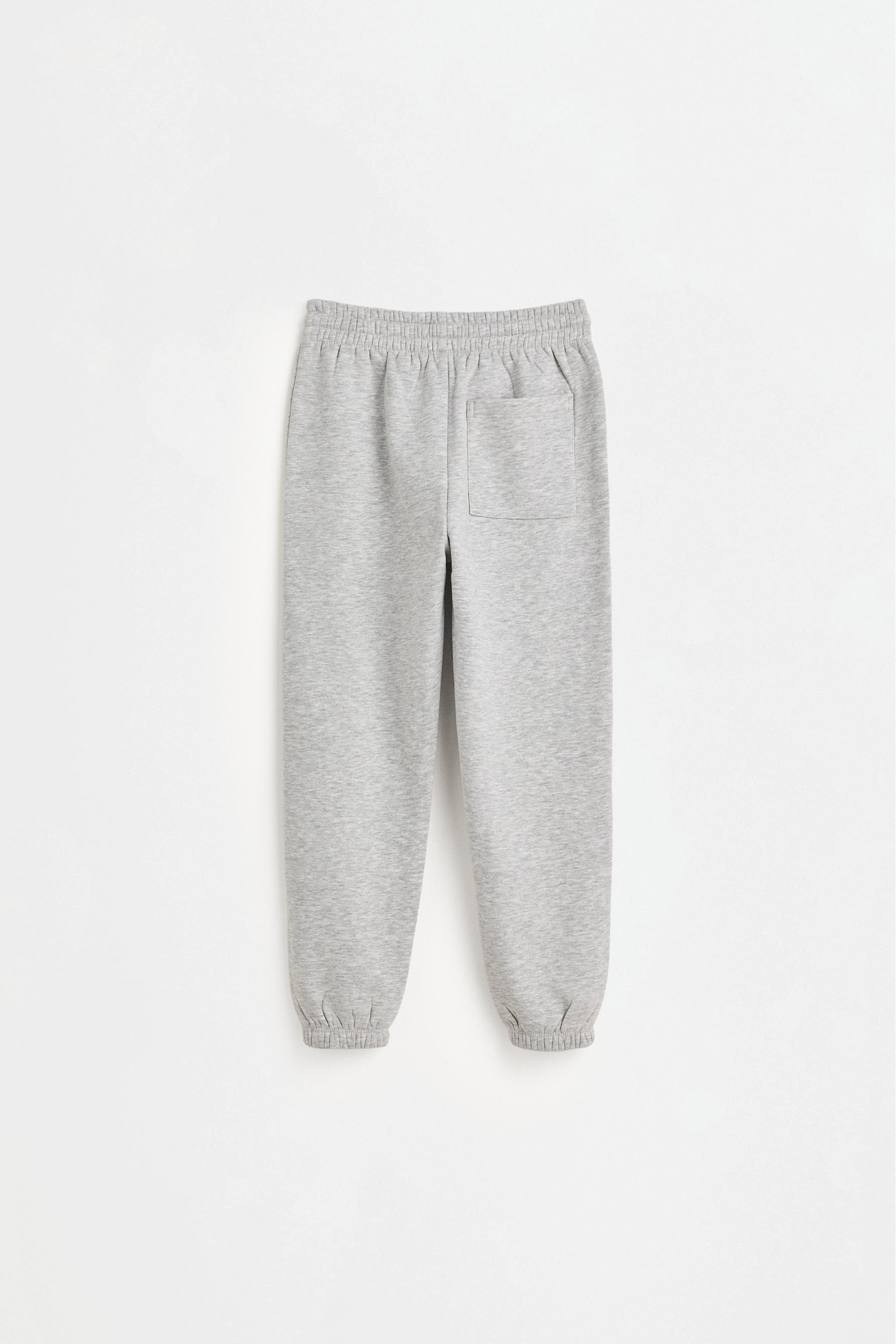 Pack of 2 plain plush trousers — BLACK
