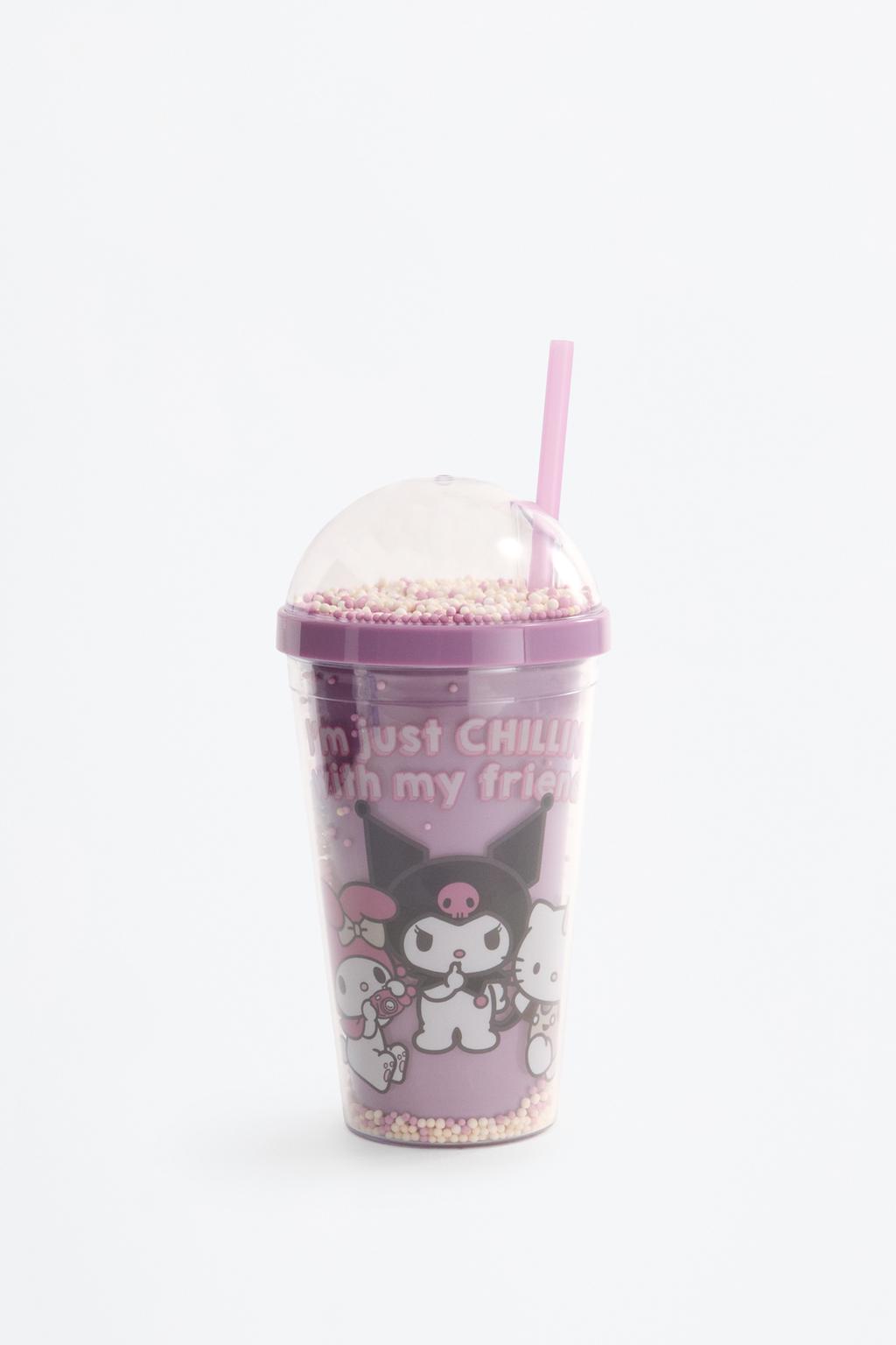 Vaso pajita Hello Kitty ©SANRIO bolitas