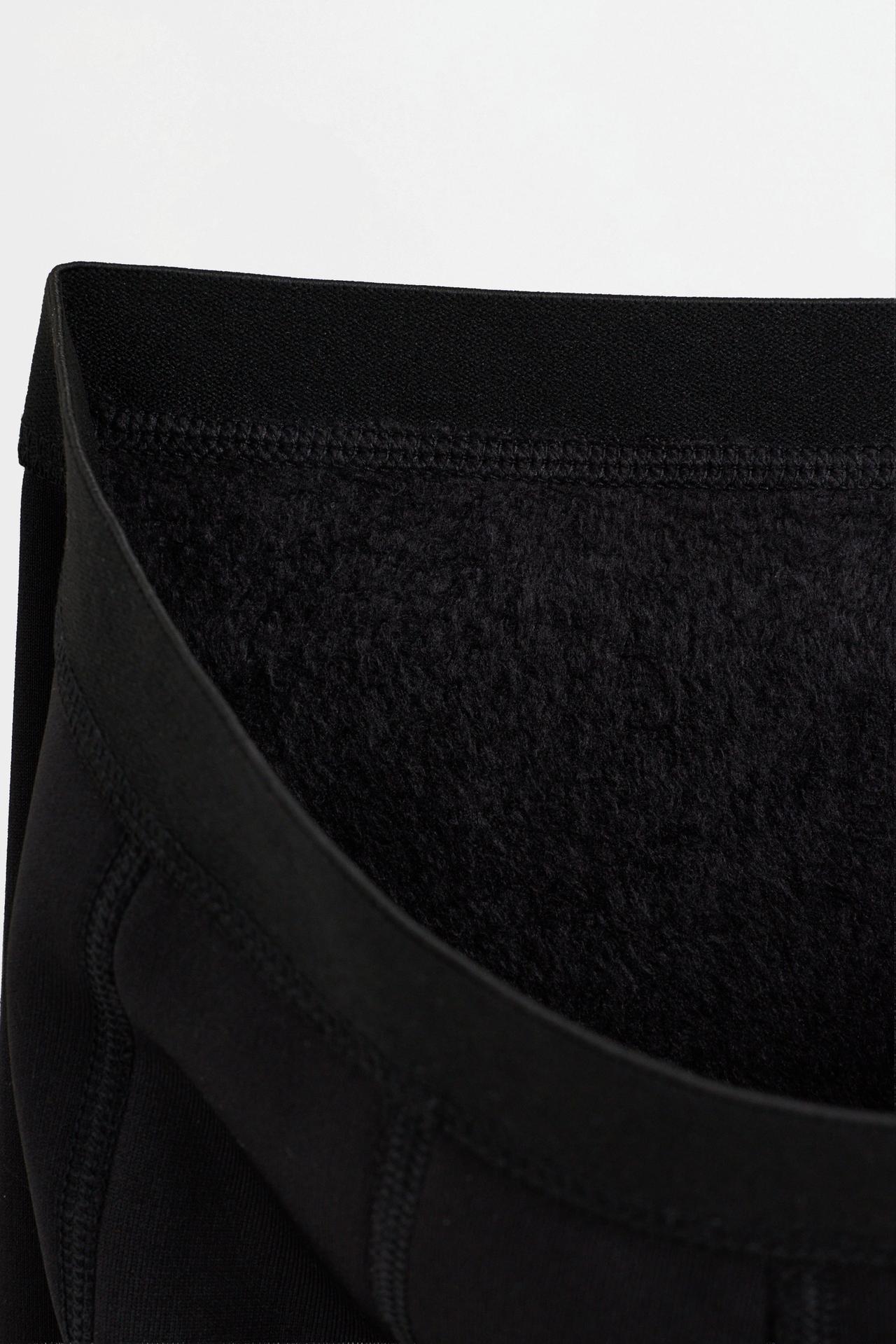 HEAVY WEIGHT thermal comfort leggings — BLACK