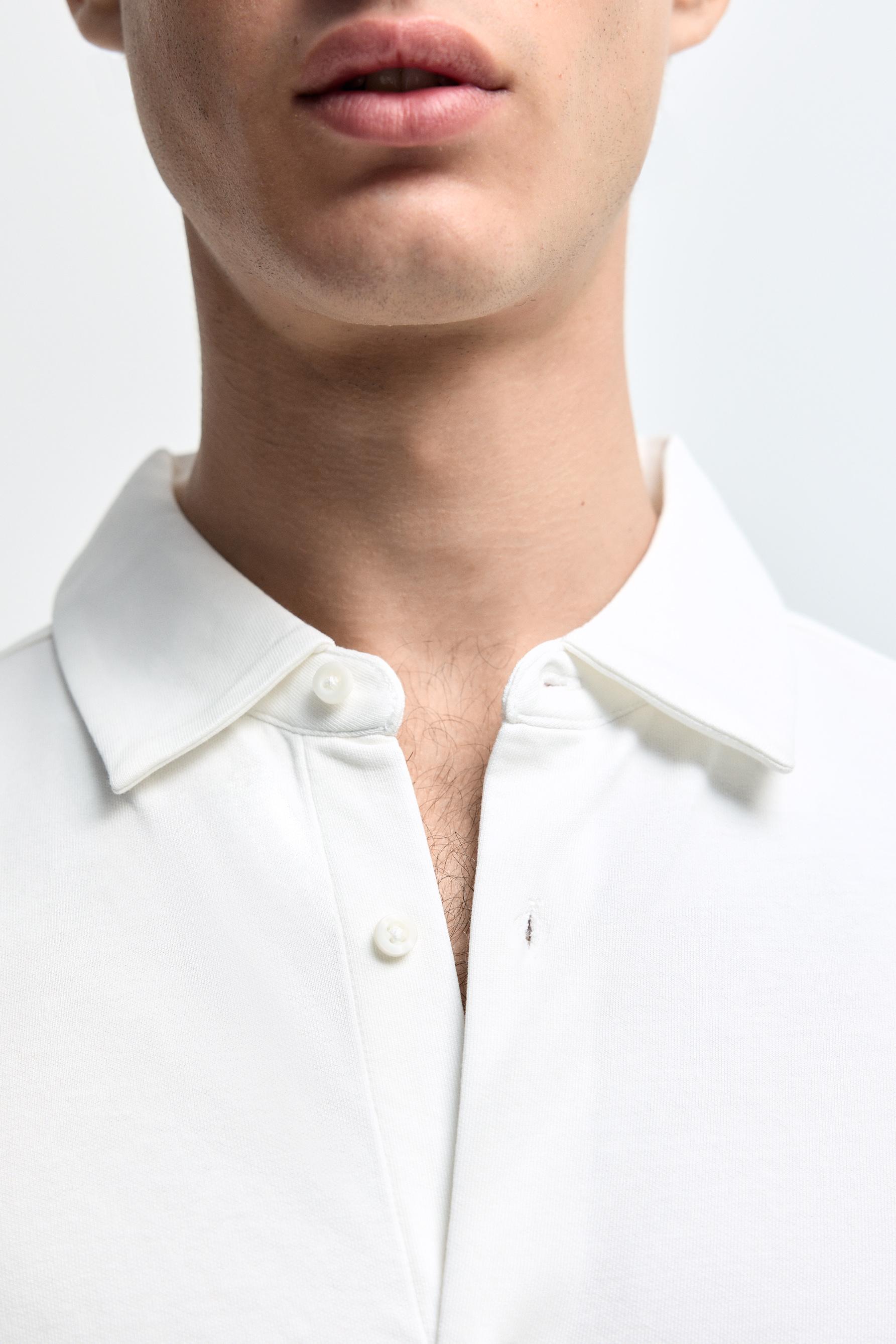 Interlock shirt — OFF WHITE