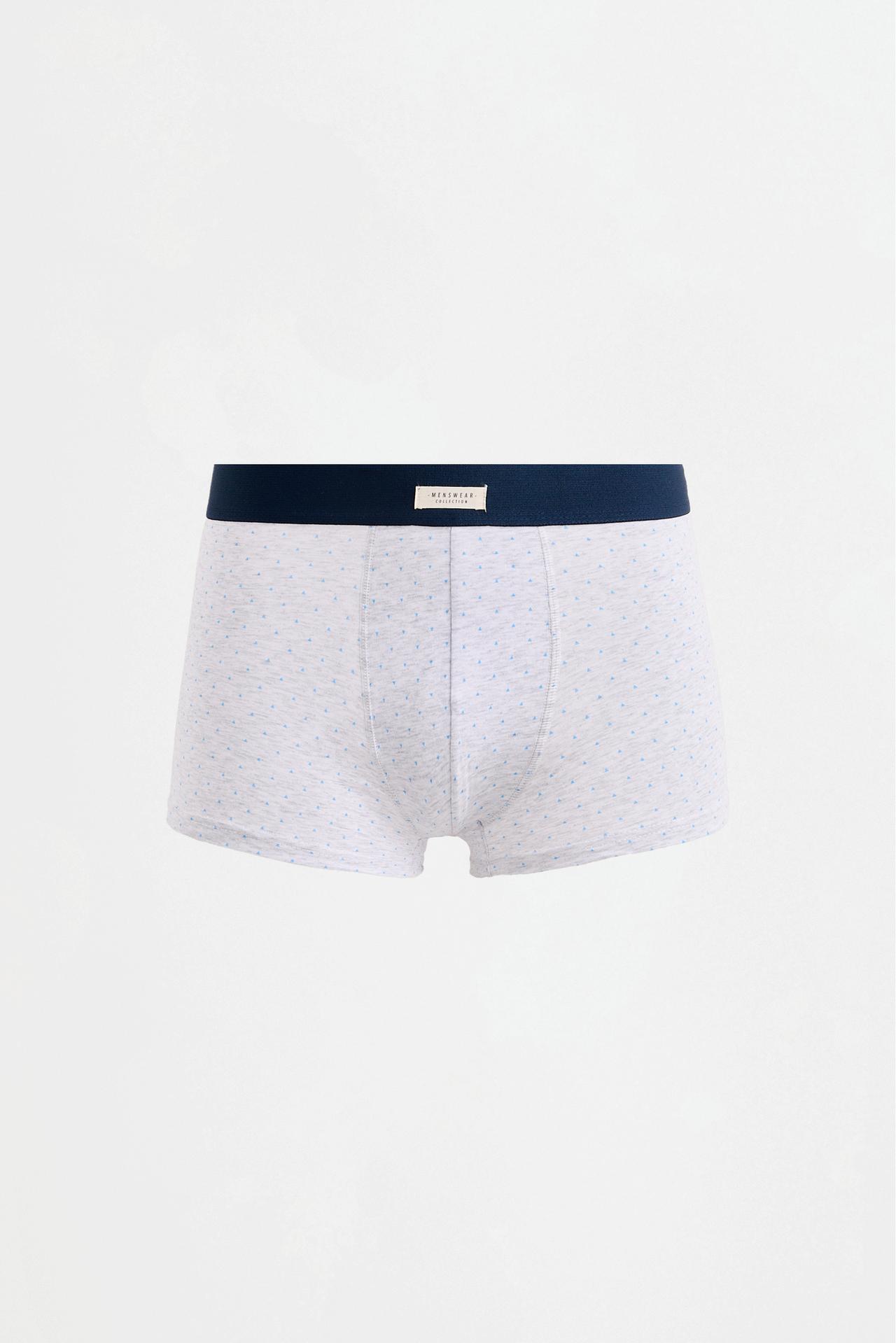 Printed boxers 5-pack — PALE GREY