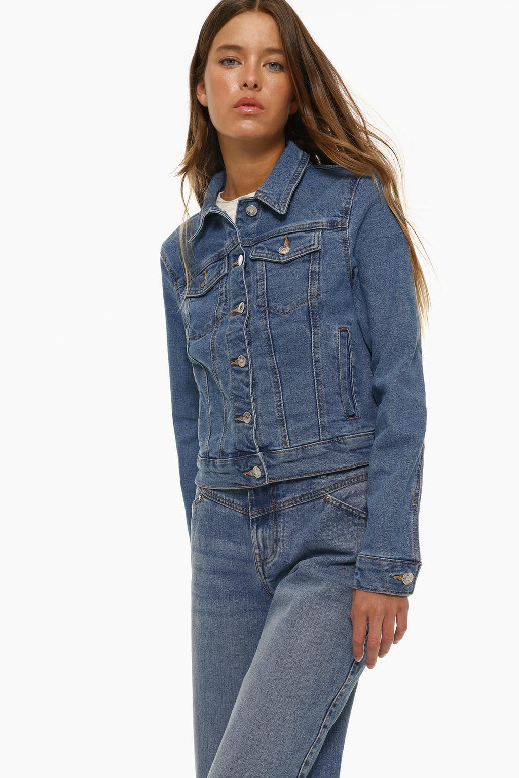 Caçadora denim bàsica