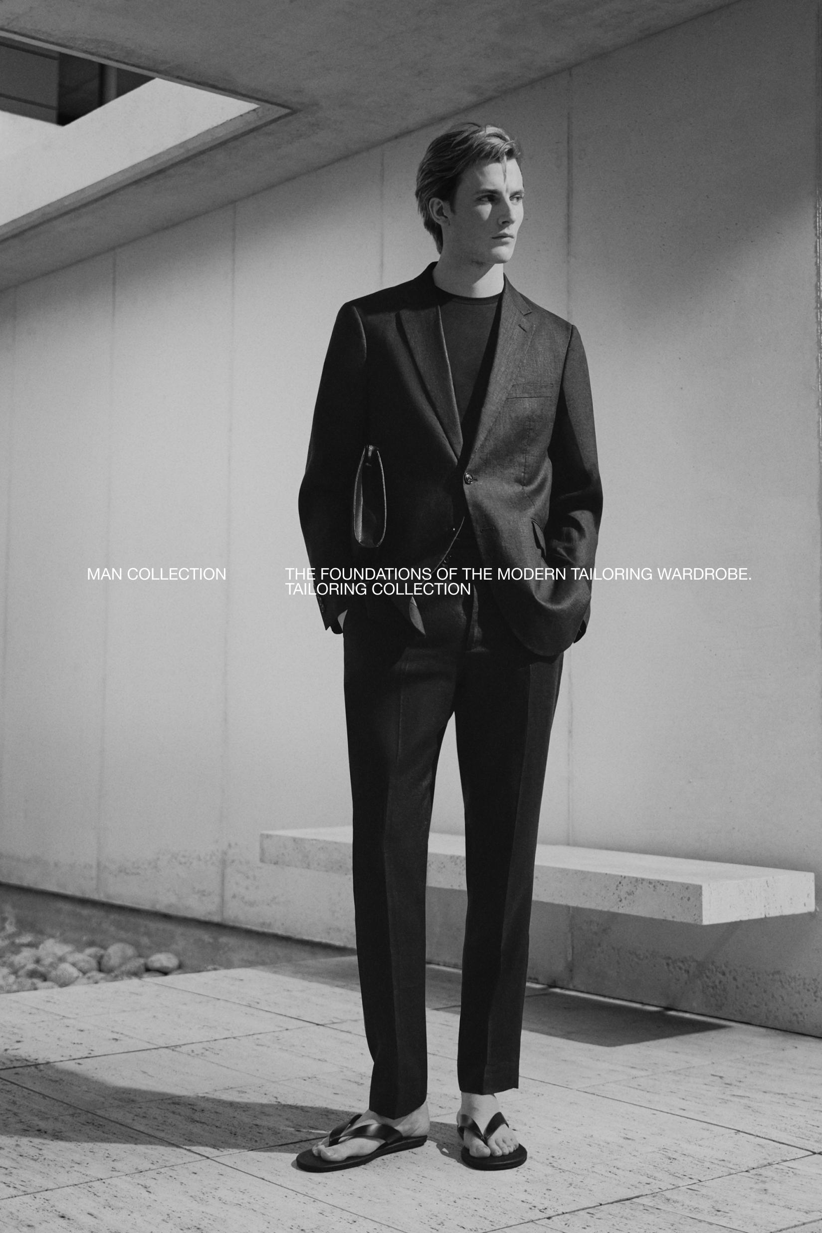 100% linen suit blazer — NAVY