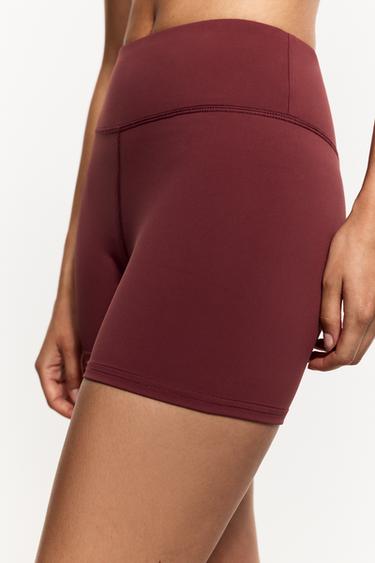 Basic sports hot pants — DARK PINK 3