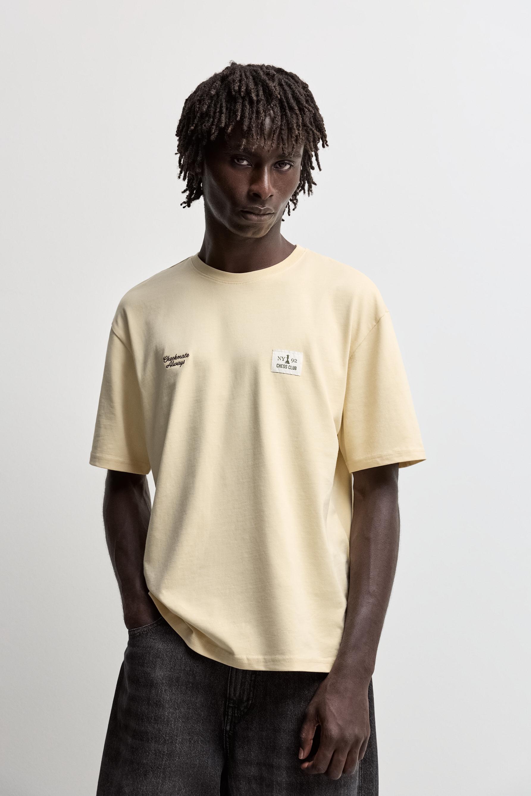 Patch T-shirt — VANILLA