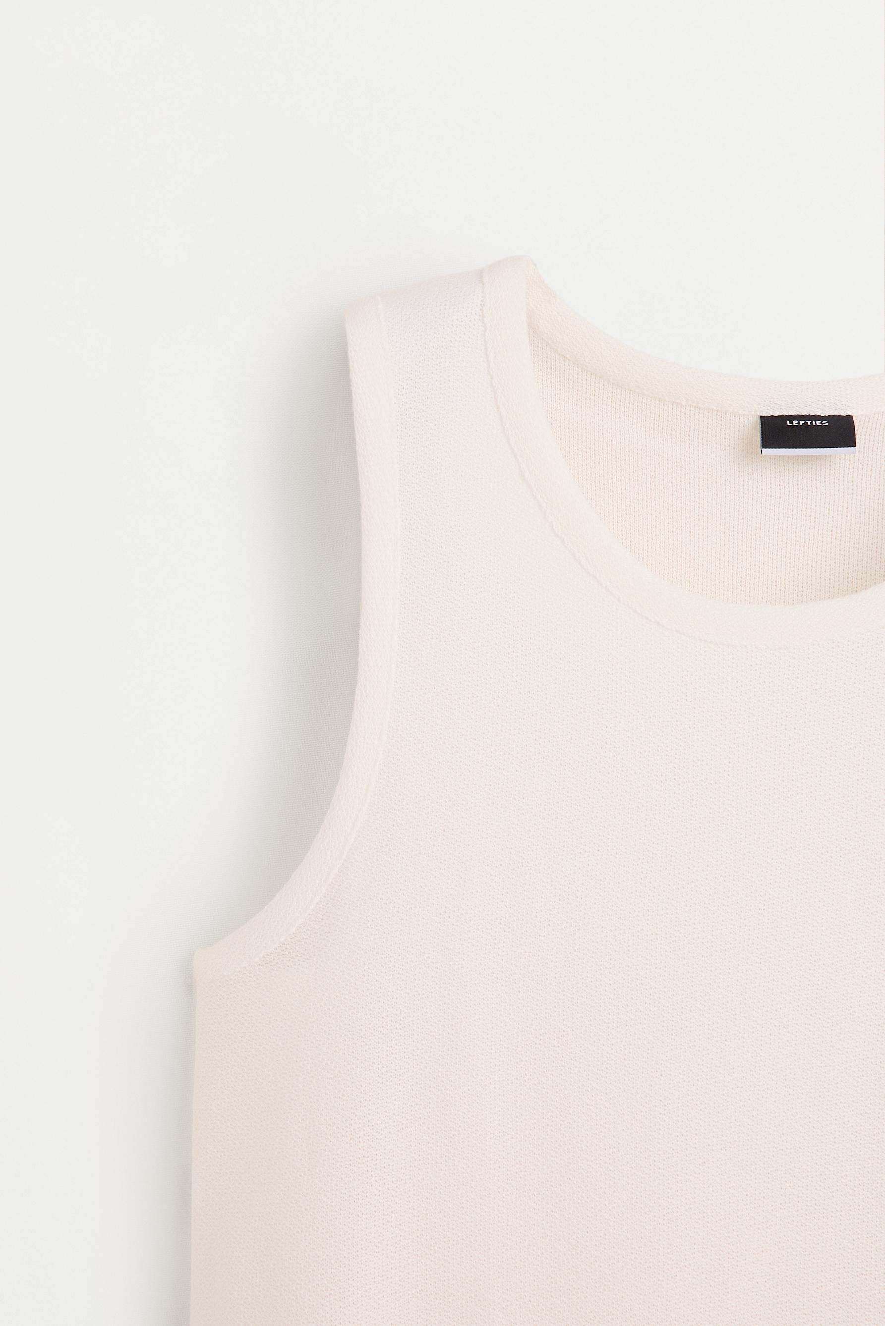 Rustic tank top — OFF WHITE