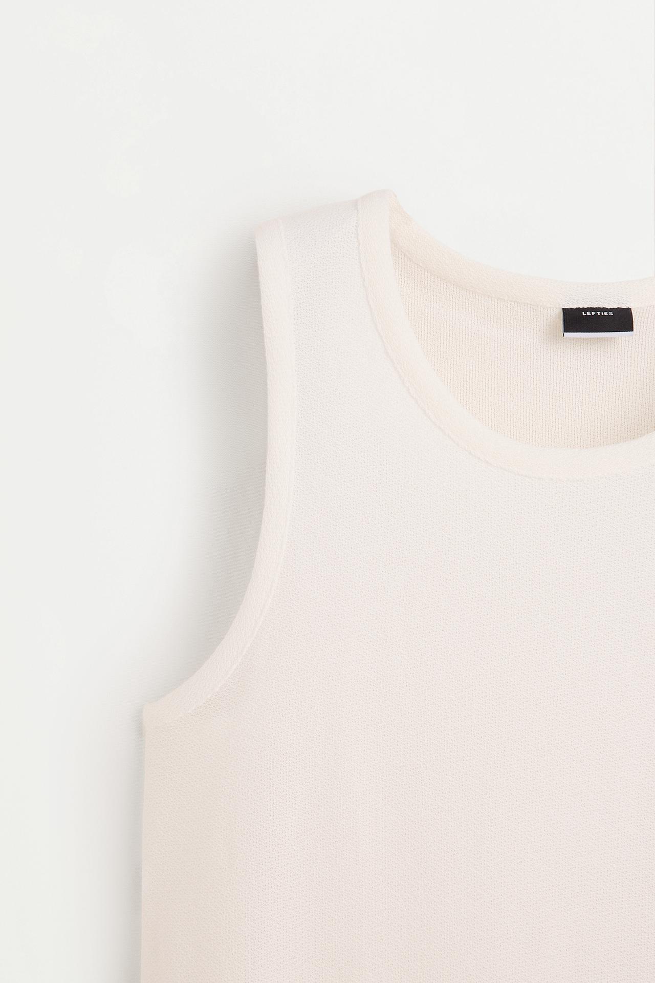 Rustic tank top — OFF WHITE