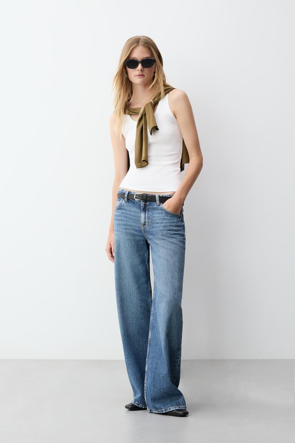 Jeans low wide leg