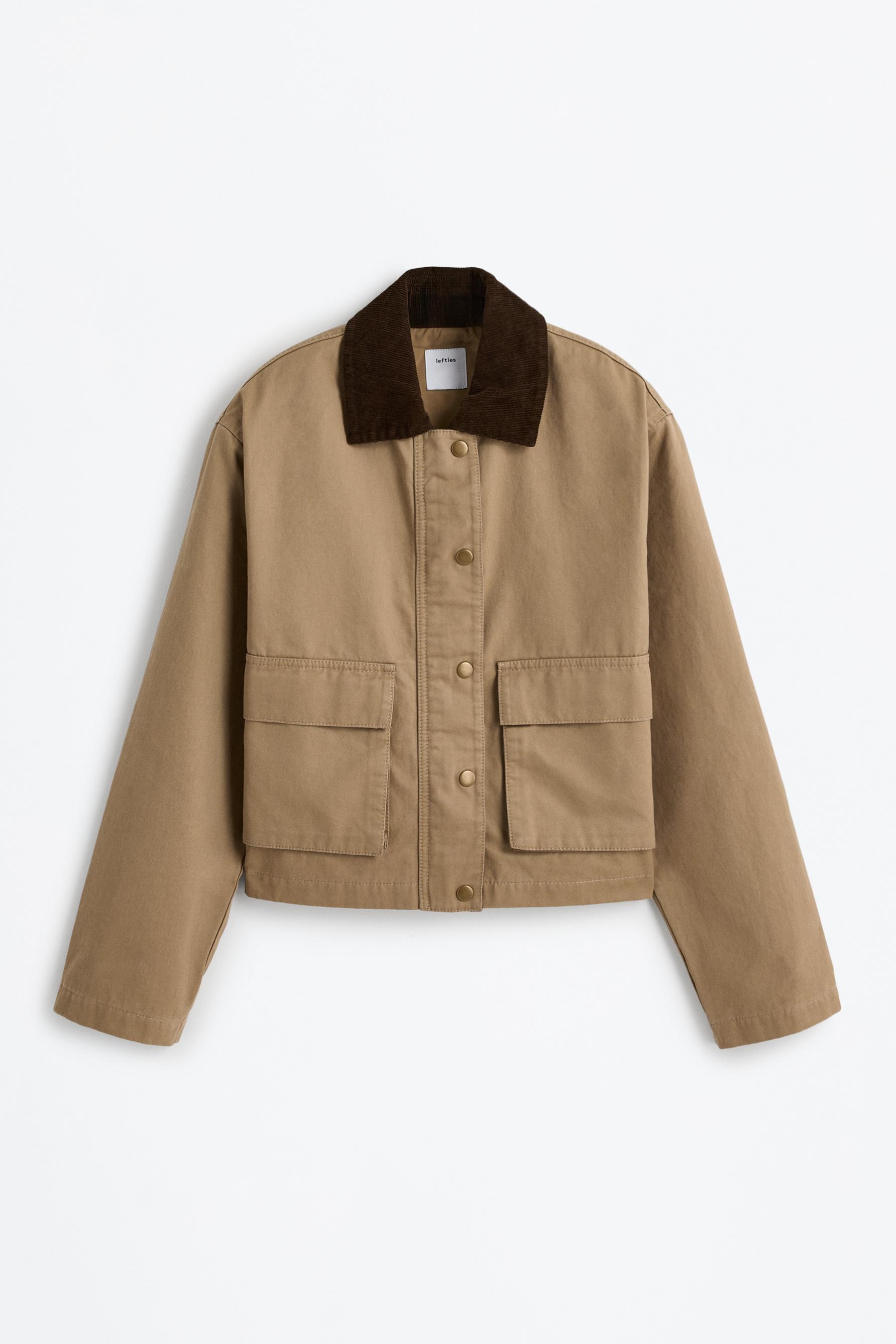 Waxed-look jacket - | Lefties Romania